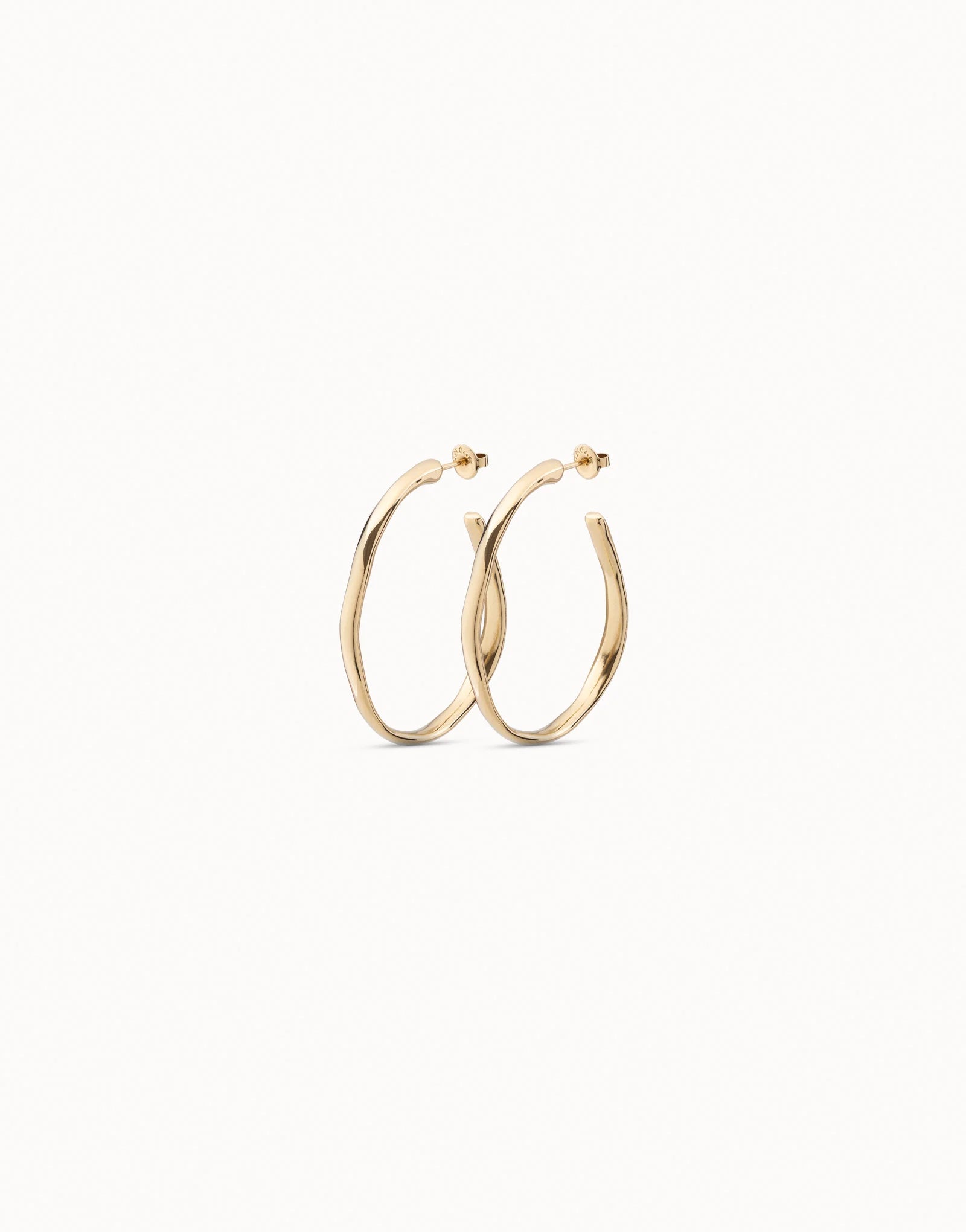 Open hoop earrings