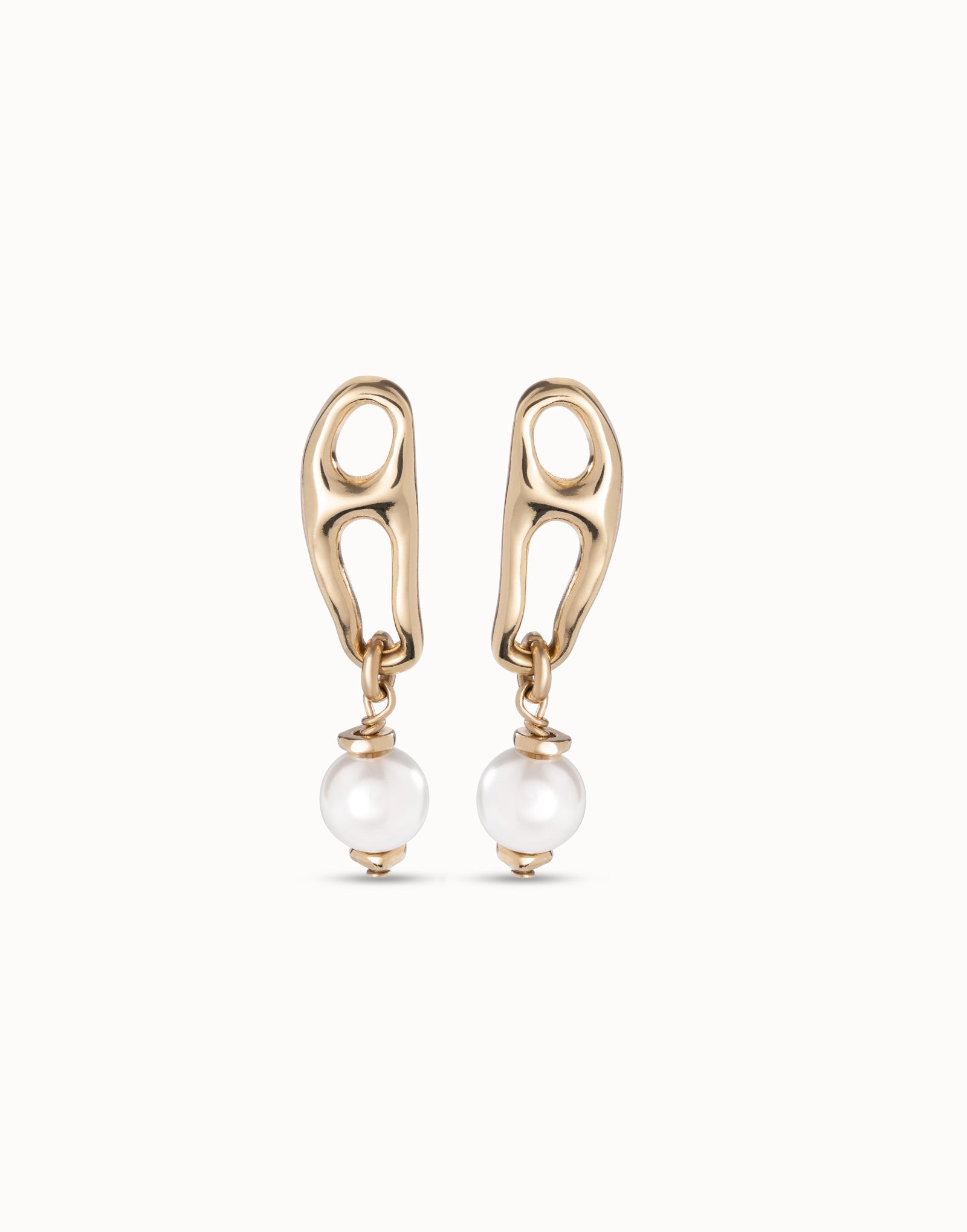 Pearl & Match Earrings - Gold - Uno de 50
