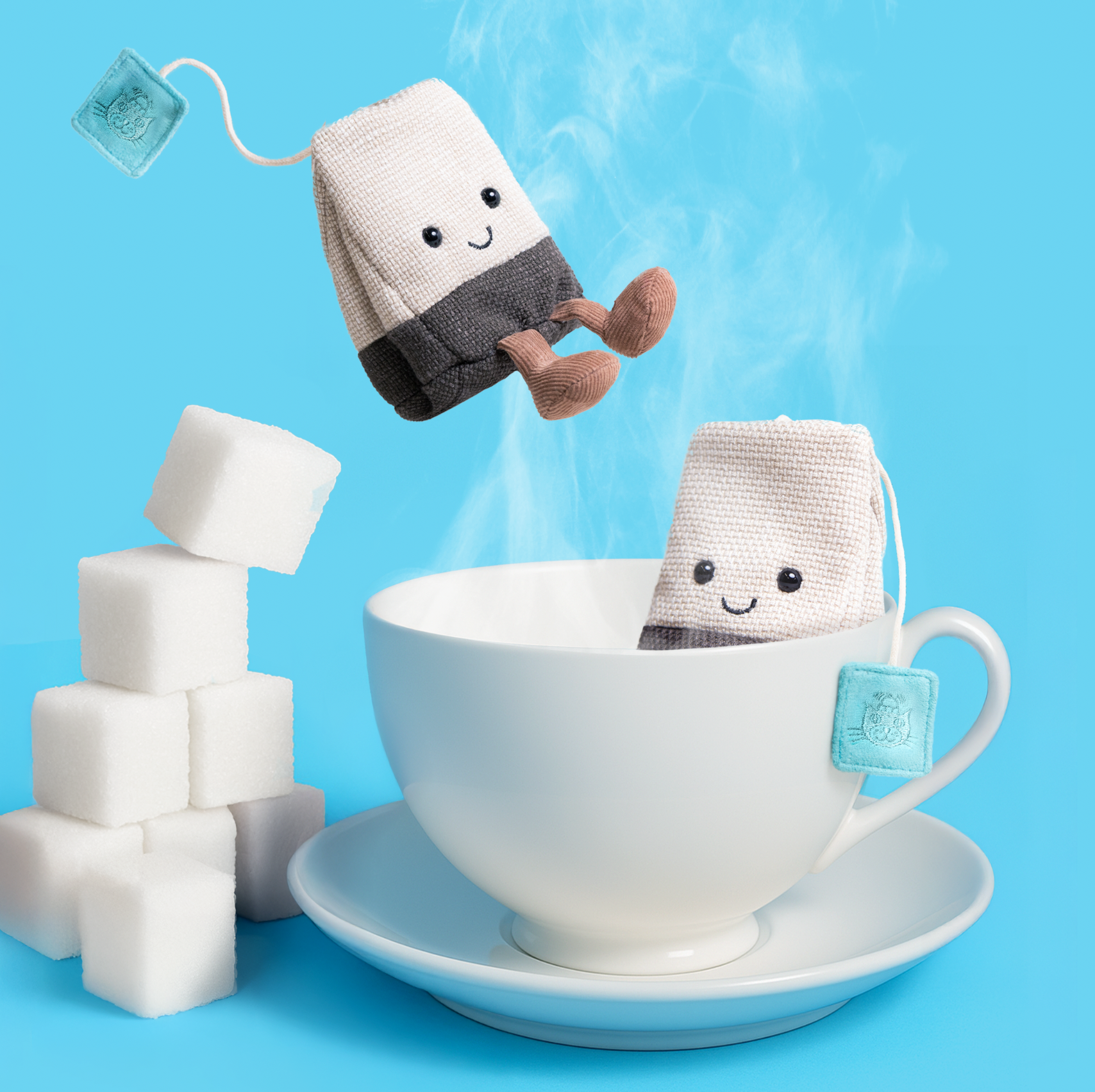 Amuseables Steepy Teabag - Jellycat independent Exclusive