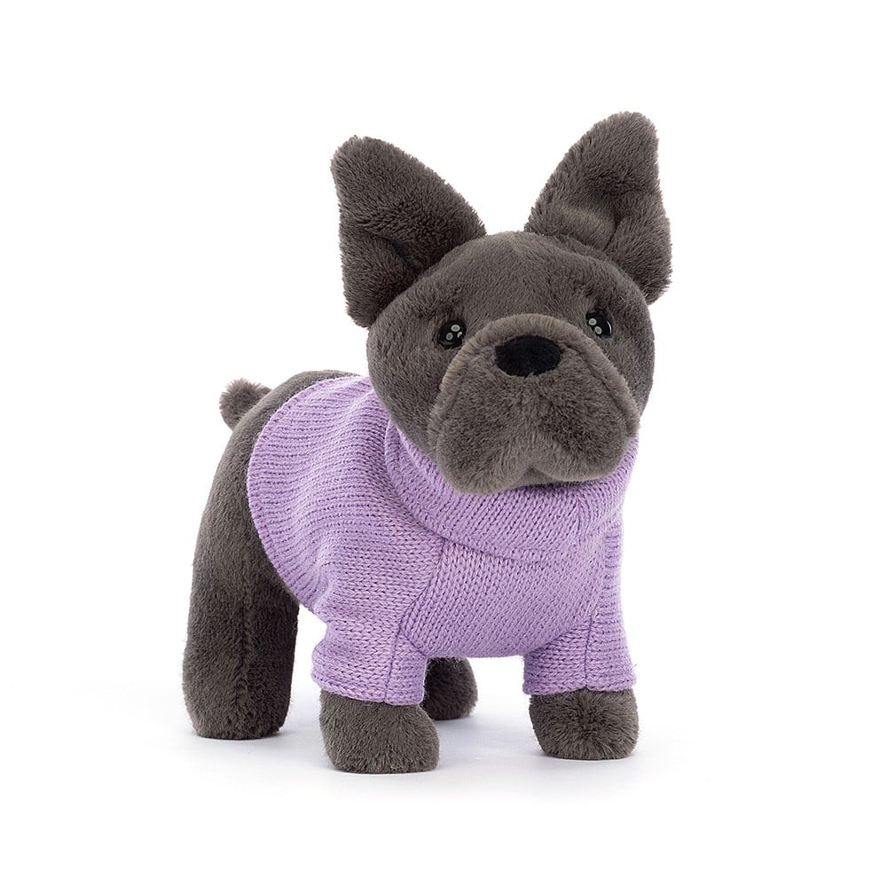 Sweater French Bulldog Purple - Jellycat