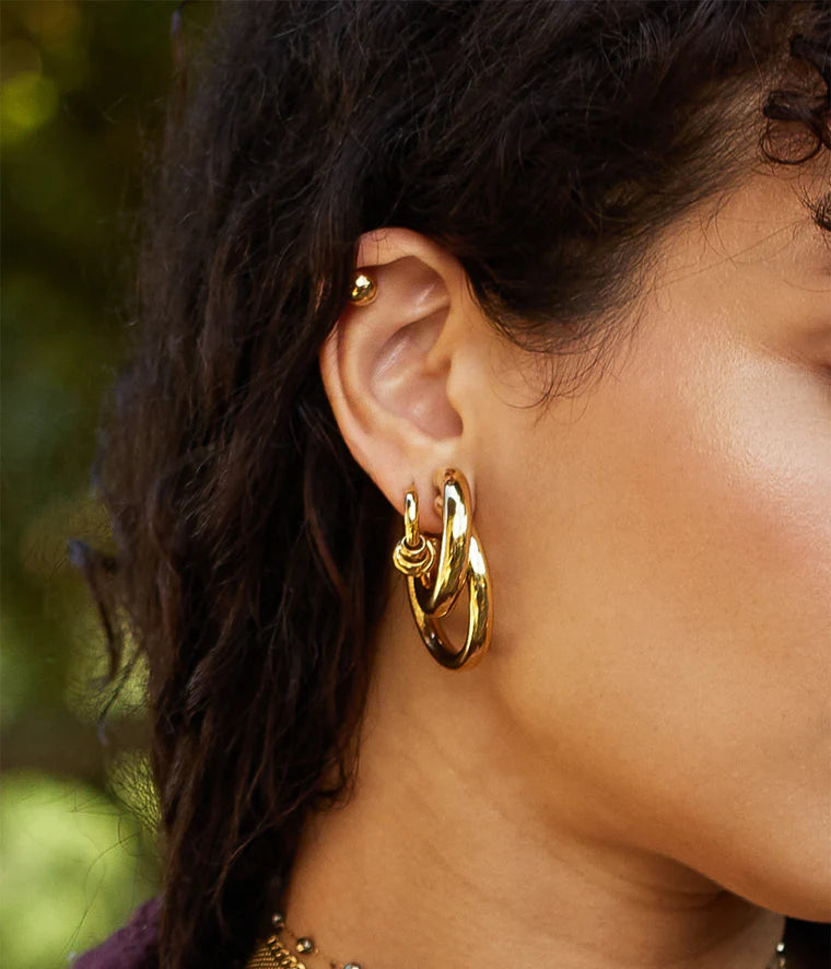 Hyacinth Earrings - Mixed Metal