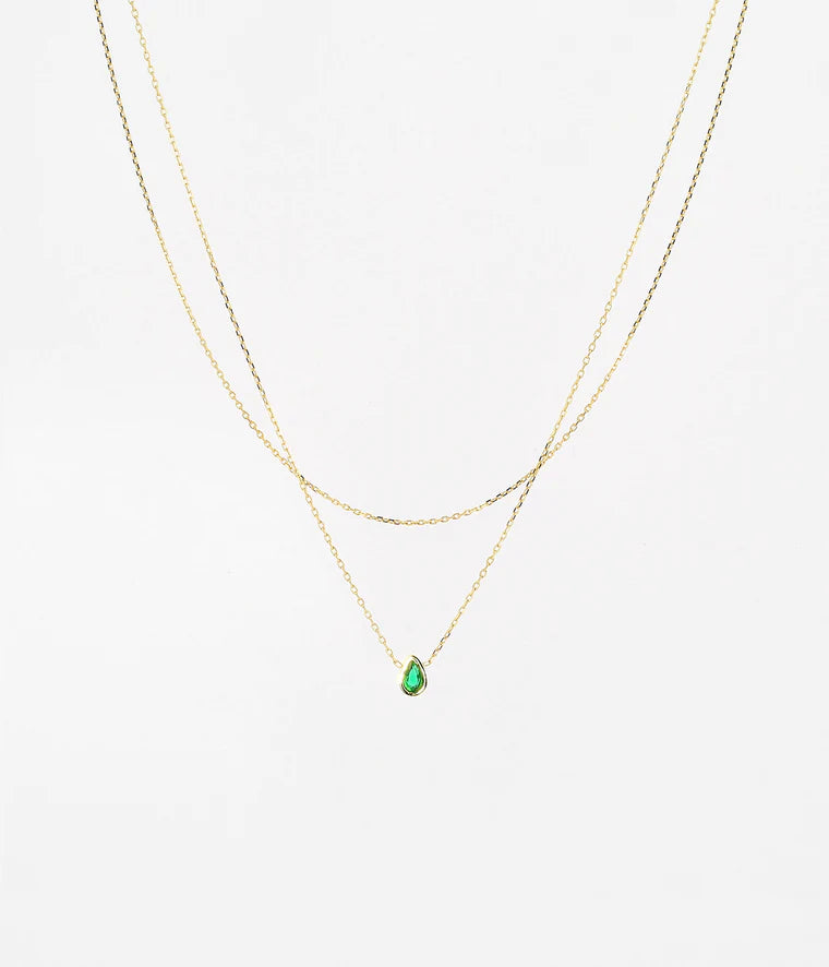 Carole Necklace - Green