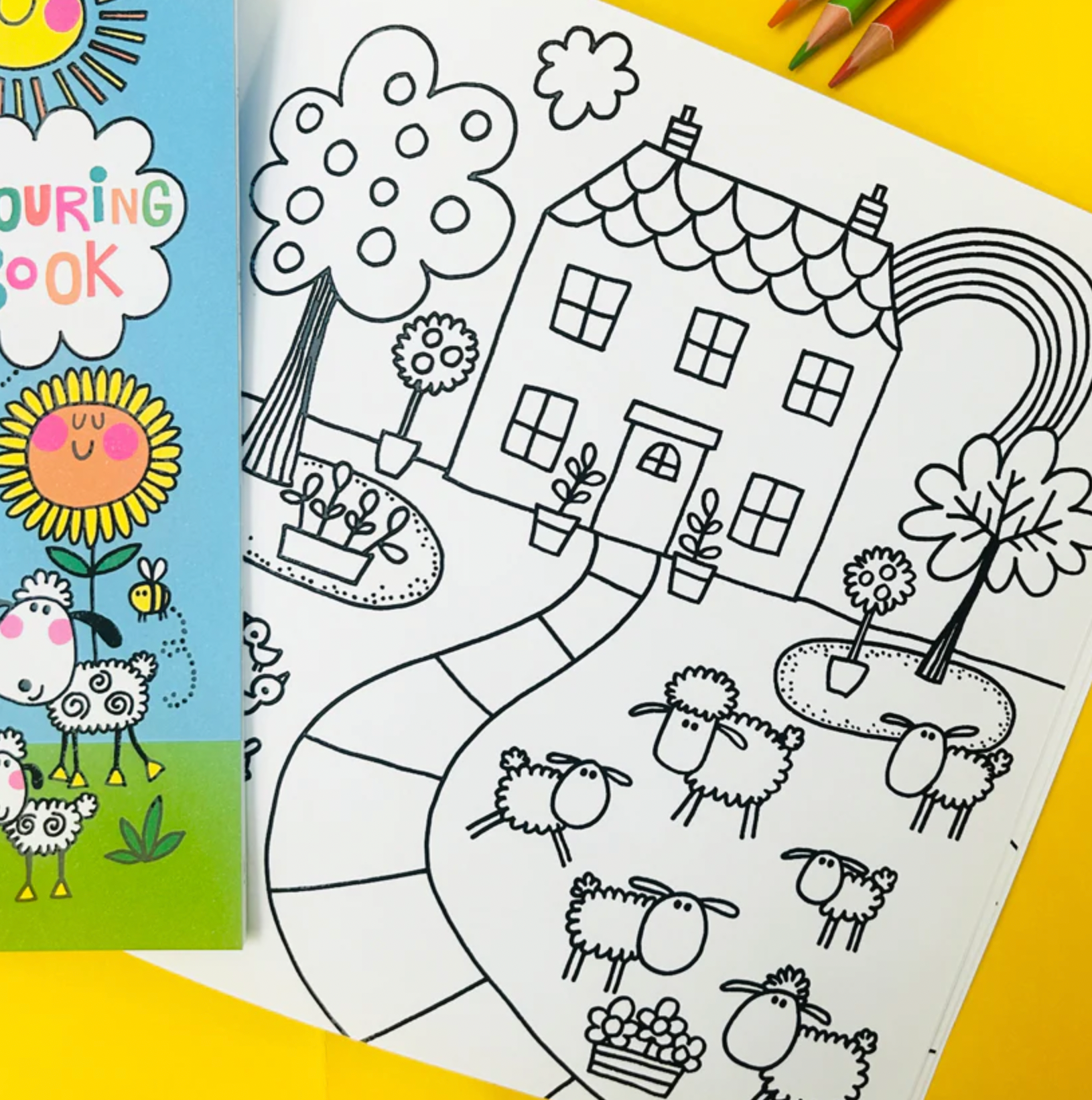 ON THE FARM COLOURING BOOK