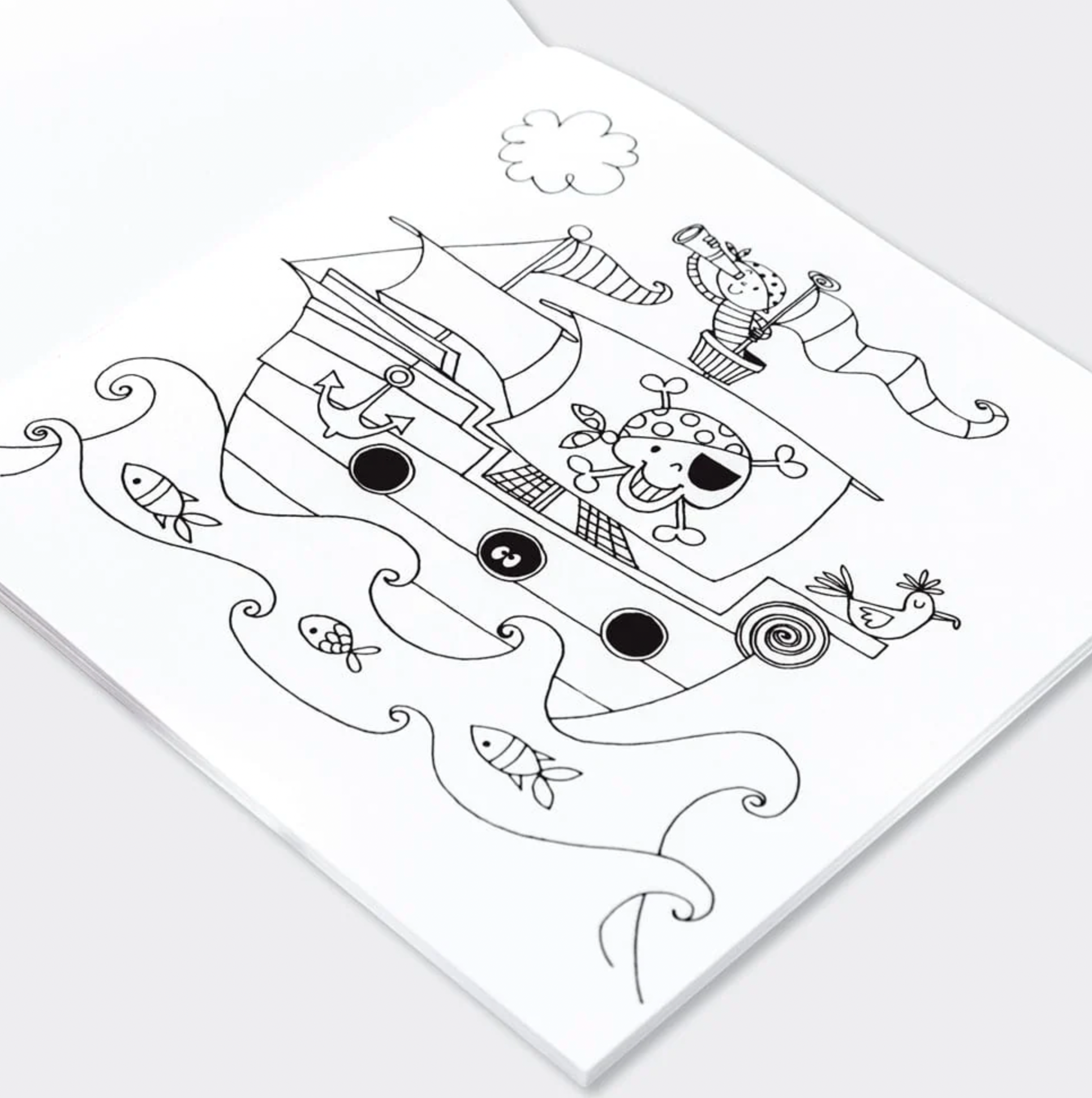 PIRATE COLOURING BOOK