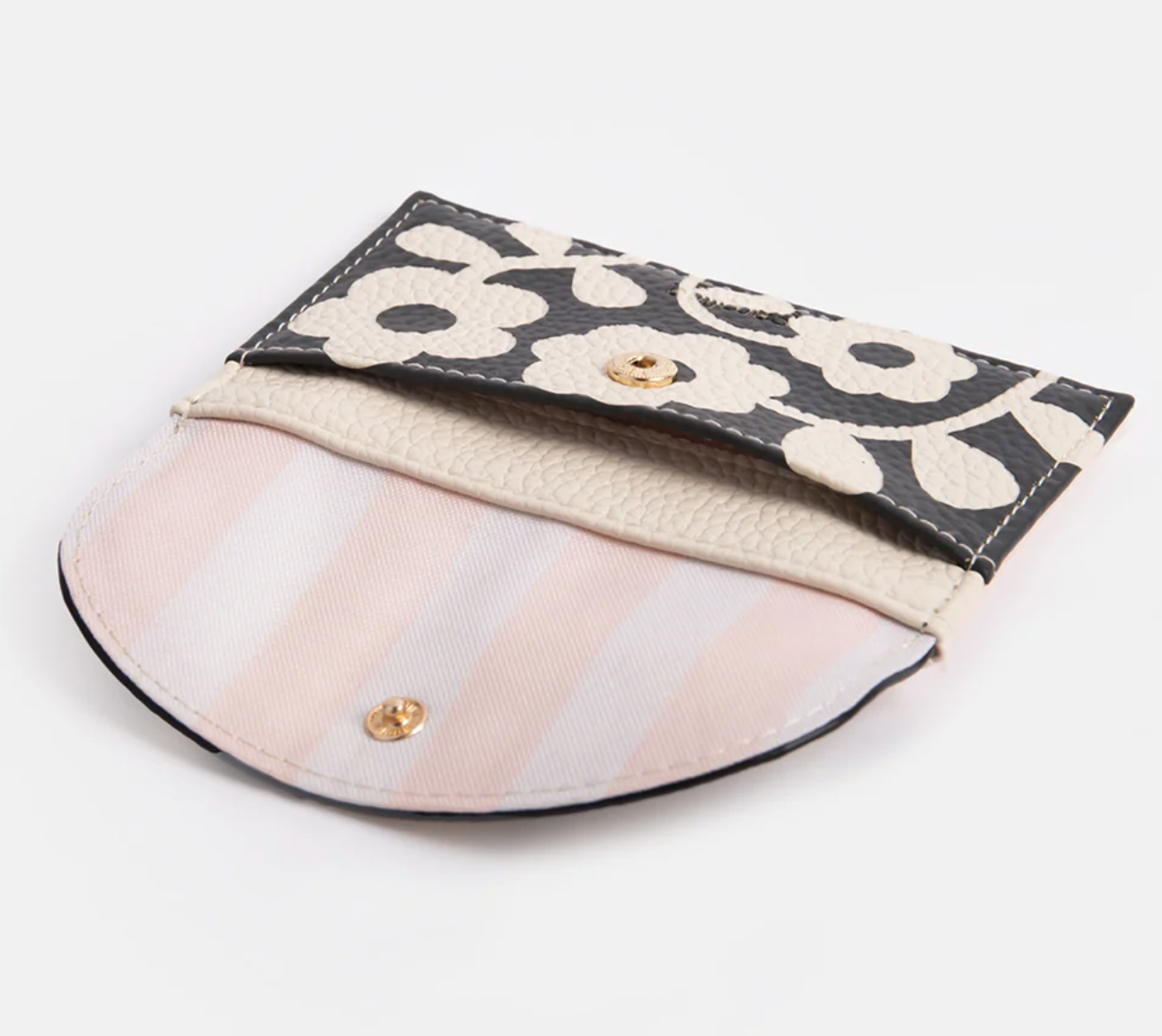 Mono Floral Card Holder Coin Purse