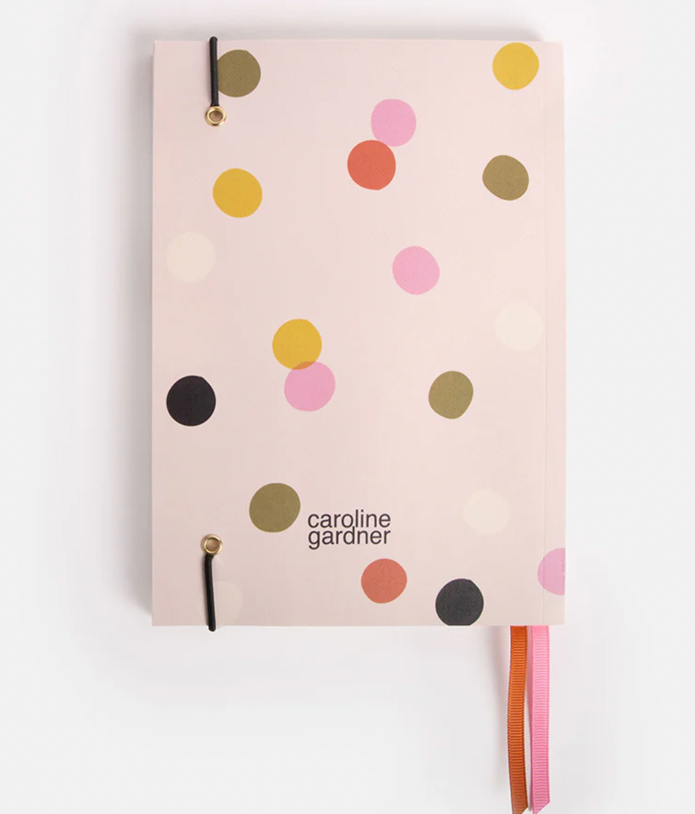 Pink Dotty A5 Soft Cover Notebook