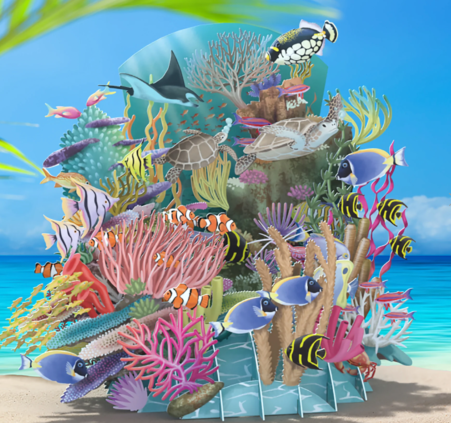 Coral Reef - 3D Pop Up Card