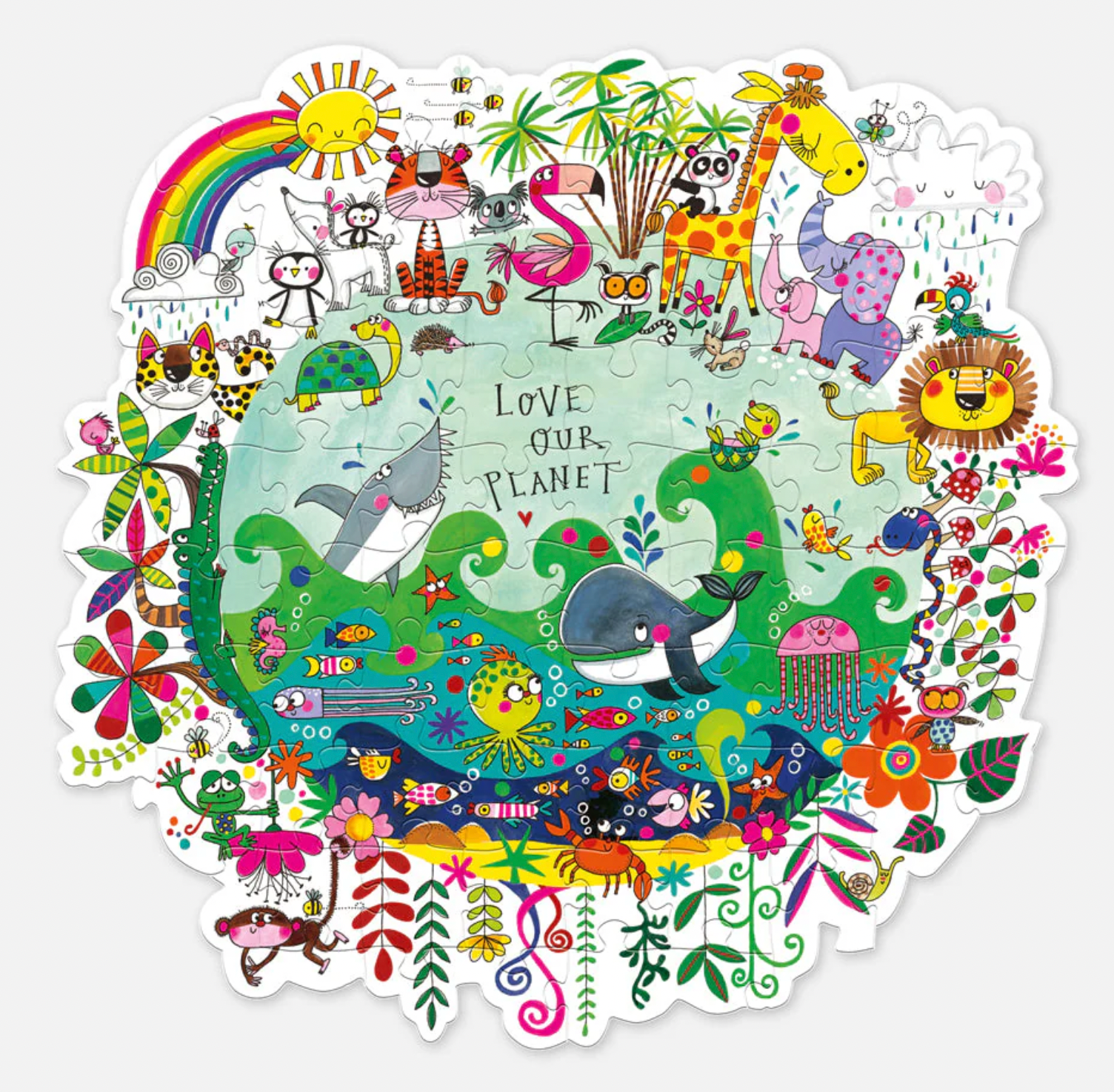 Fun Kids Jigsaw Puzzle - Love Our Planet - Animals - 80 Pieces