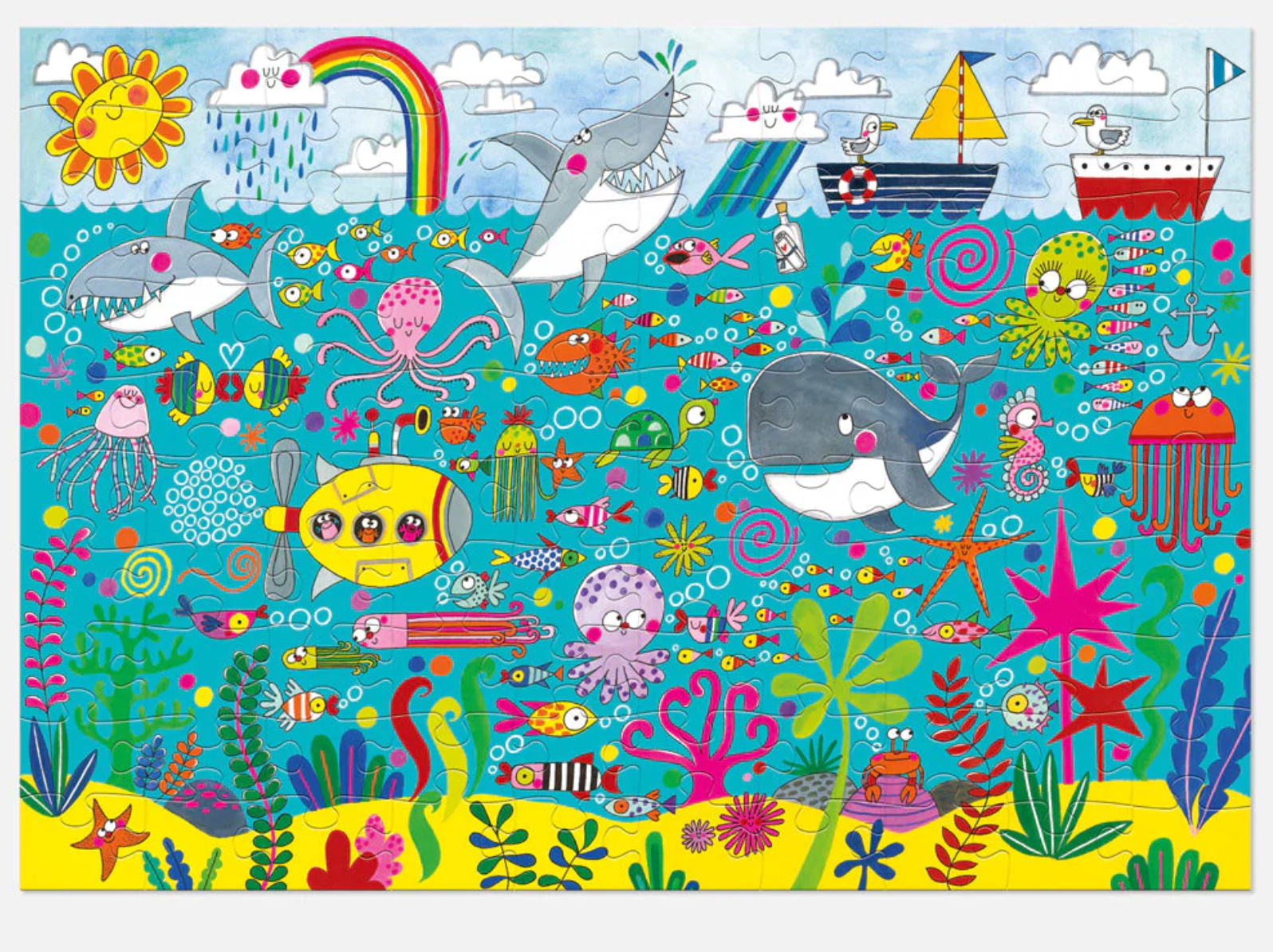 Fun Kids Jigsaw Puzzle - Under The Sea - Ocean - 100 Pieces