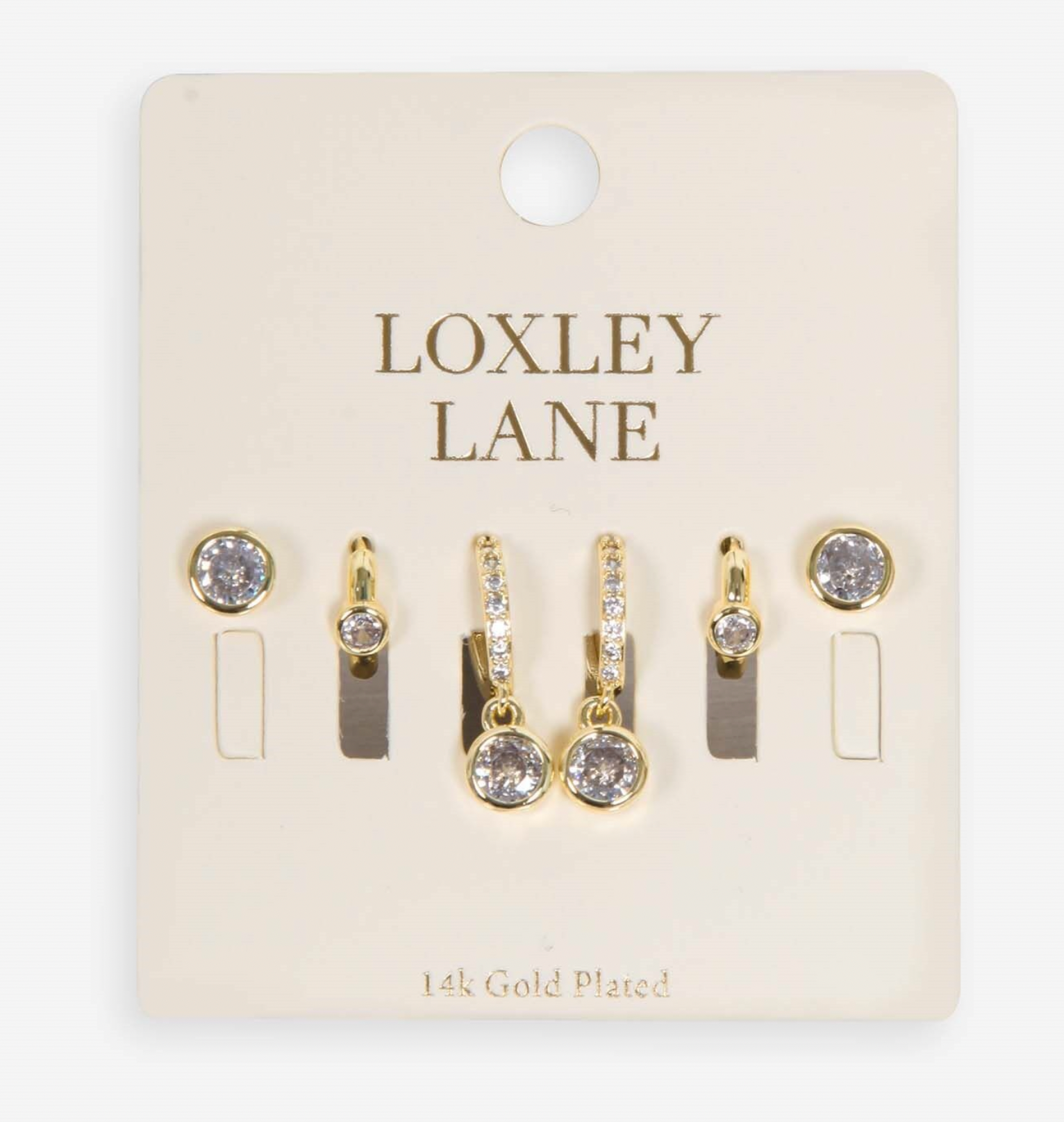 Stack Earrings Round