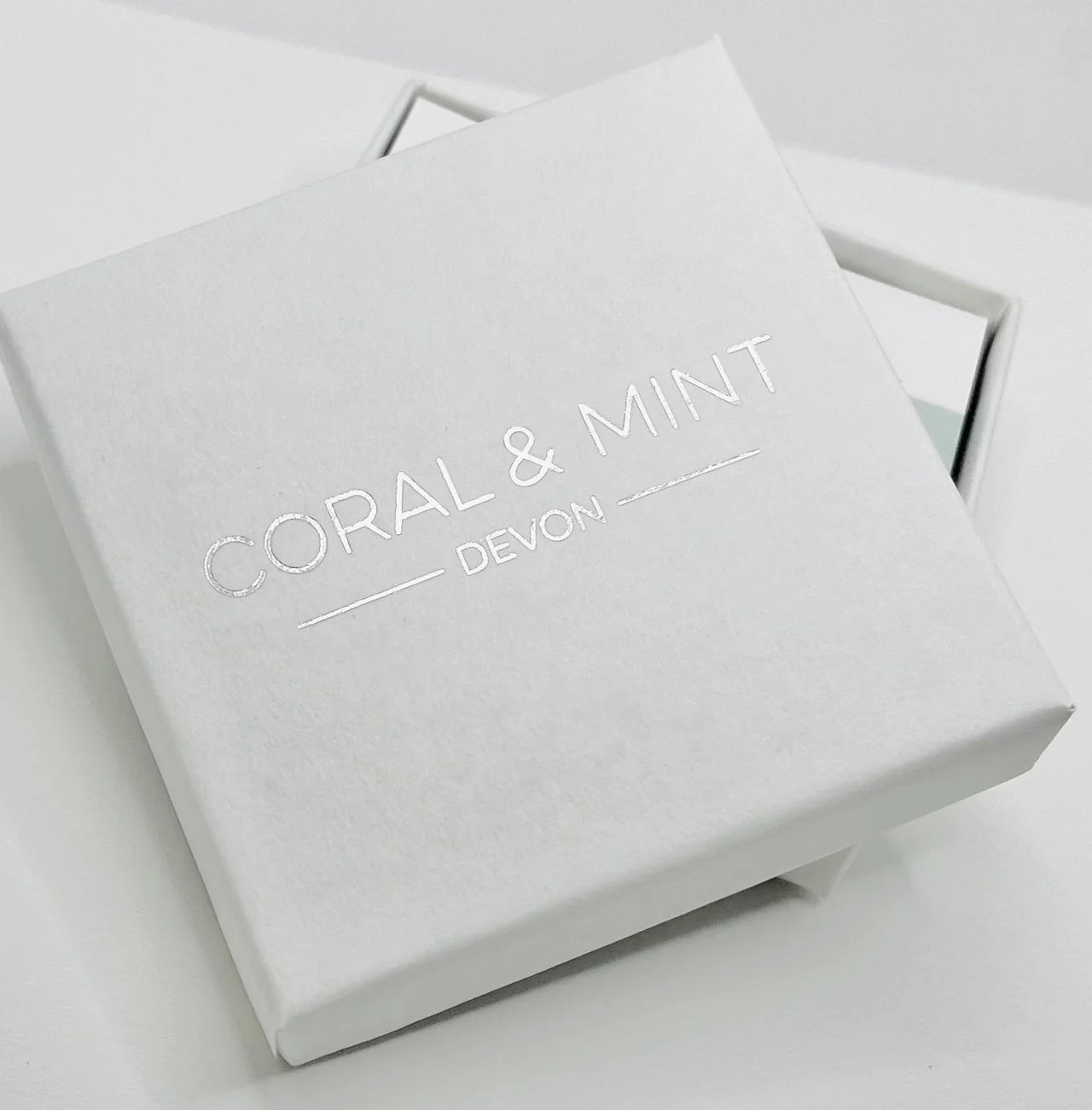 Neon Lightning Bolt Necklace - Coral And Mint