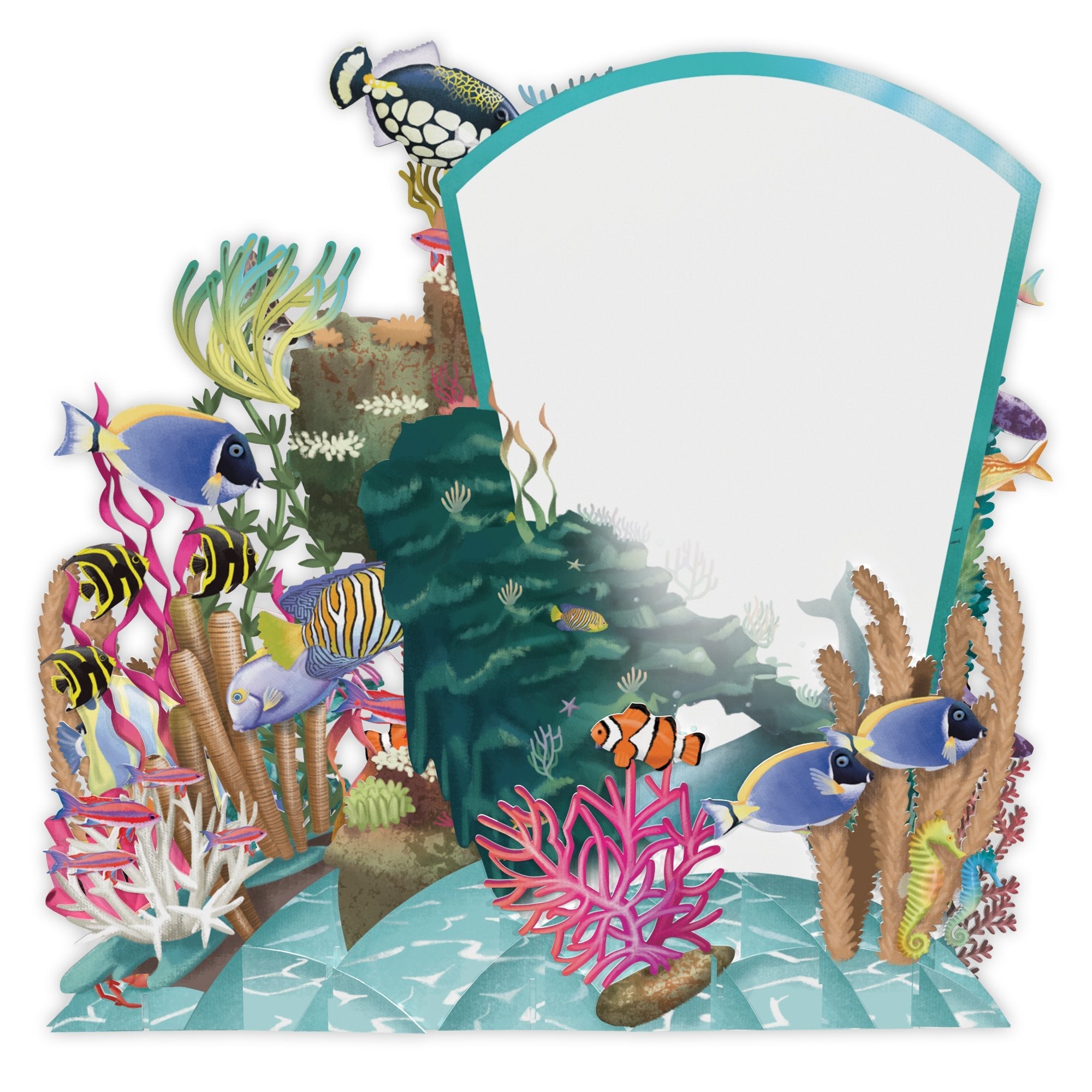 Coral Reef 3D Pop Up Card