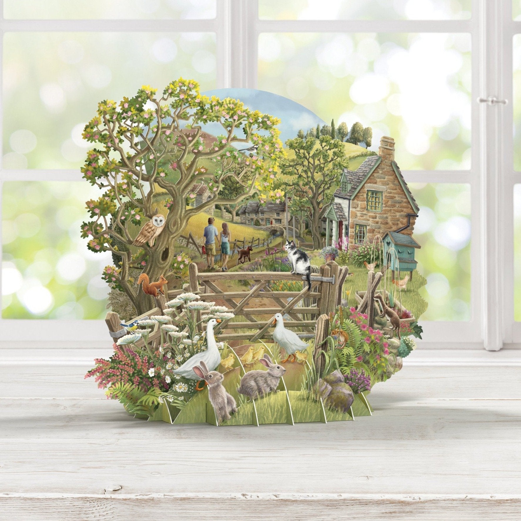 Countryside 3D Pop Up Greetings Card