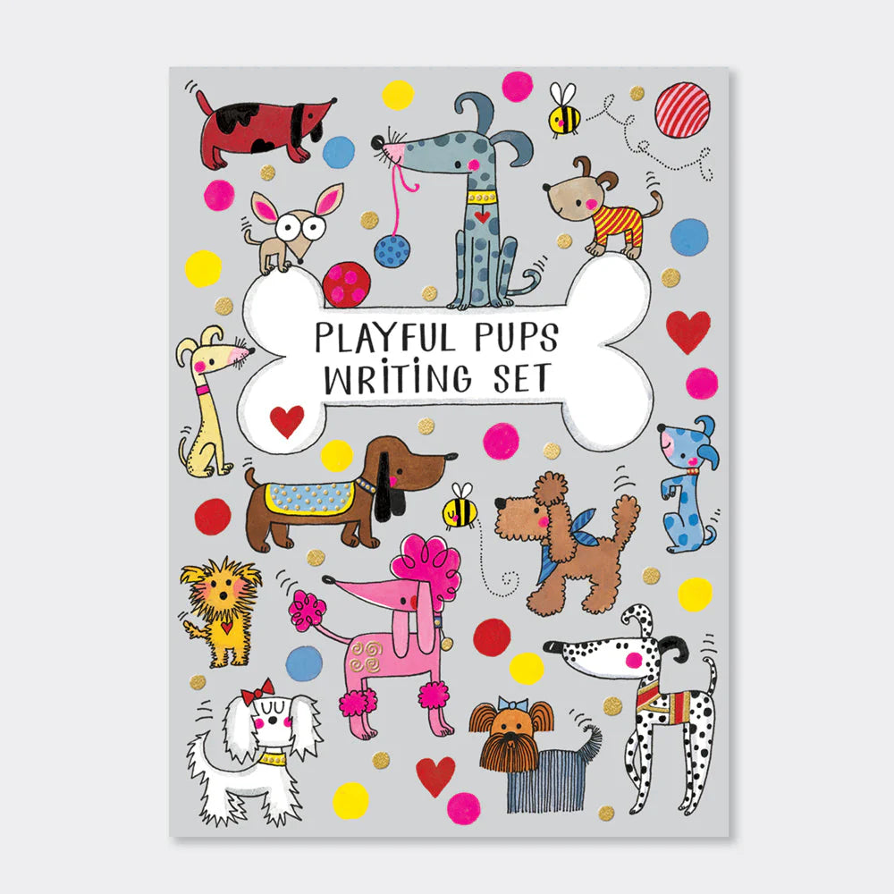 Pup Writing Letter Writing Set - Dogs/Playful Pups