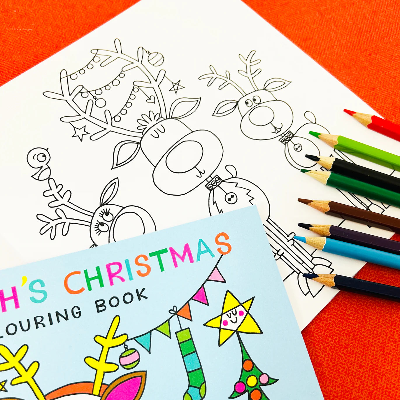 Rudolph`s Christmas Colouring Book