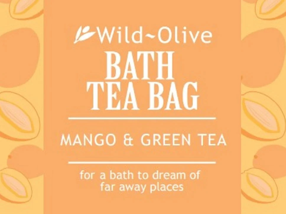 Bath Teabag - Mango & Green Tea