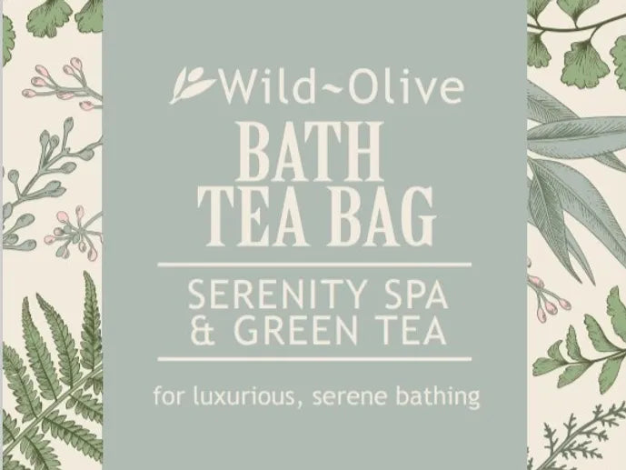 Bath Tea Bag - Serenity Spa & Green Tea