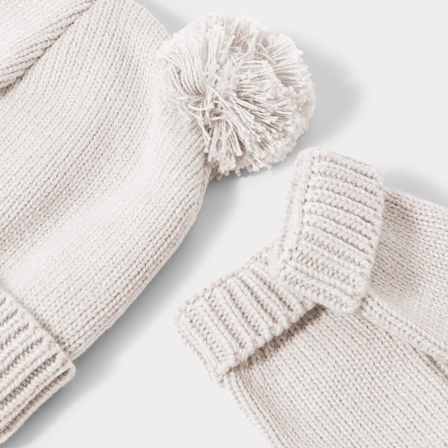 Katie Loxton - Baby Hat And Mittens Set - Off White