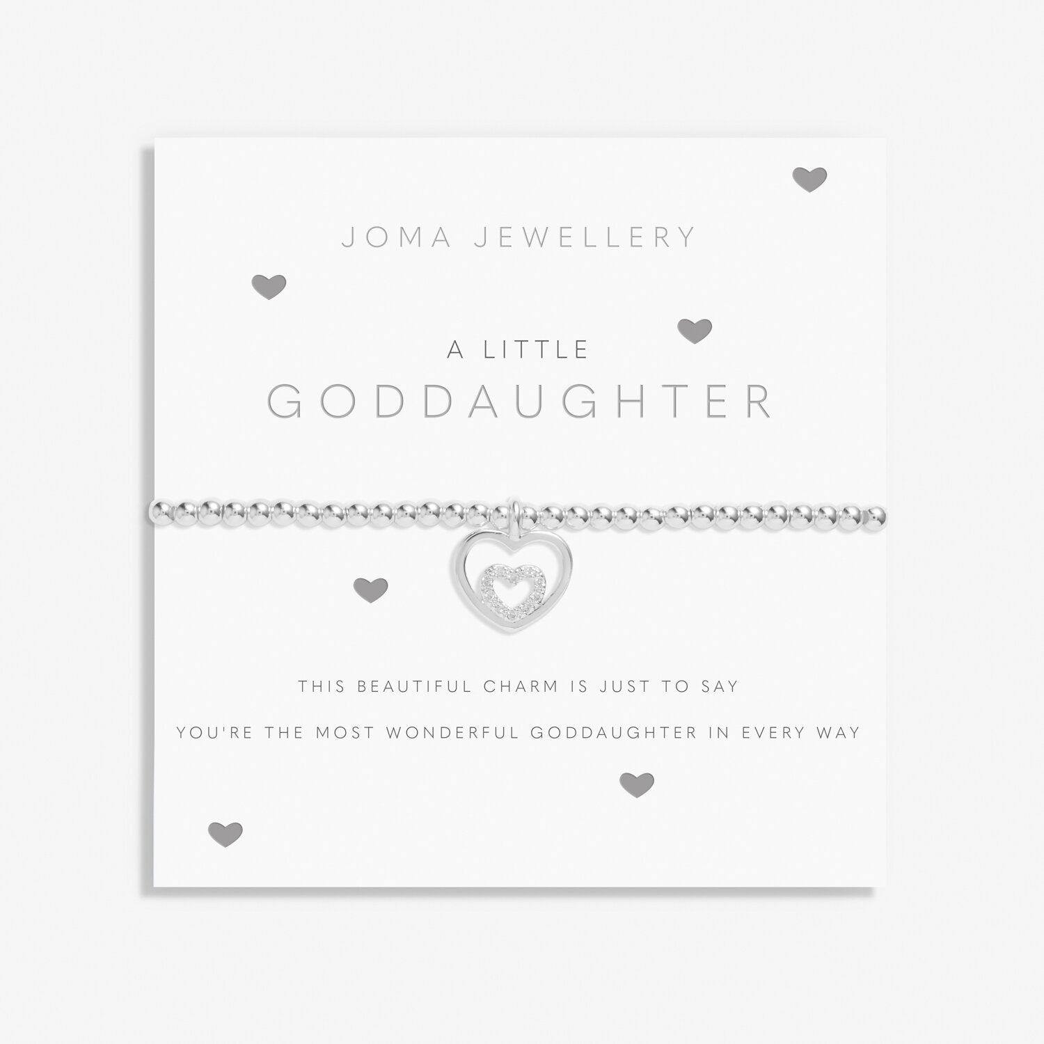 Children's A Little Bracelet - Goddaughter - Joma jewellery