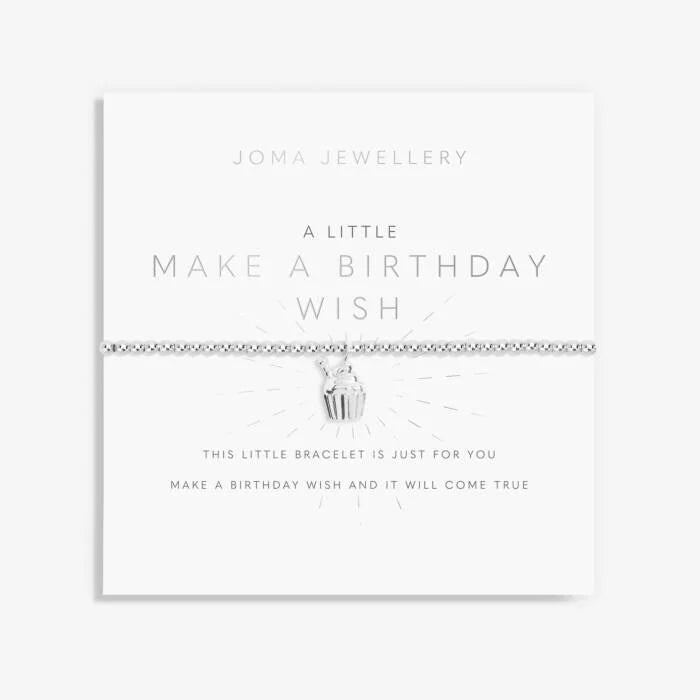 Children's A Little Make A Birthday Wish Bracelet