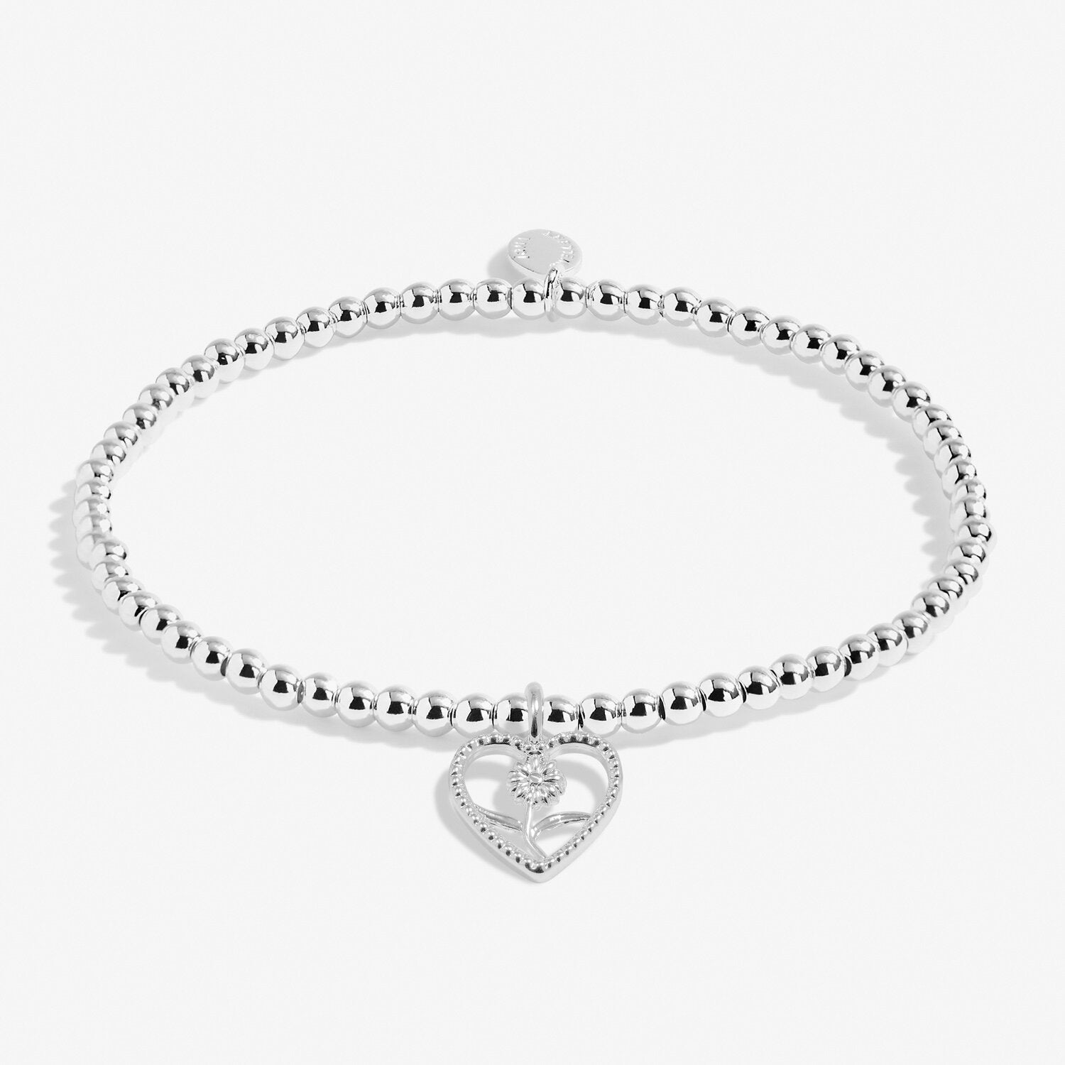 Children's' A Little 'If Friends Were Flowers I'd Pick You' Bracelet In Silver Plating