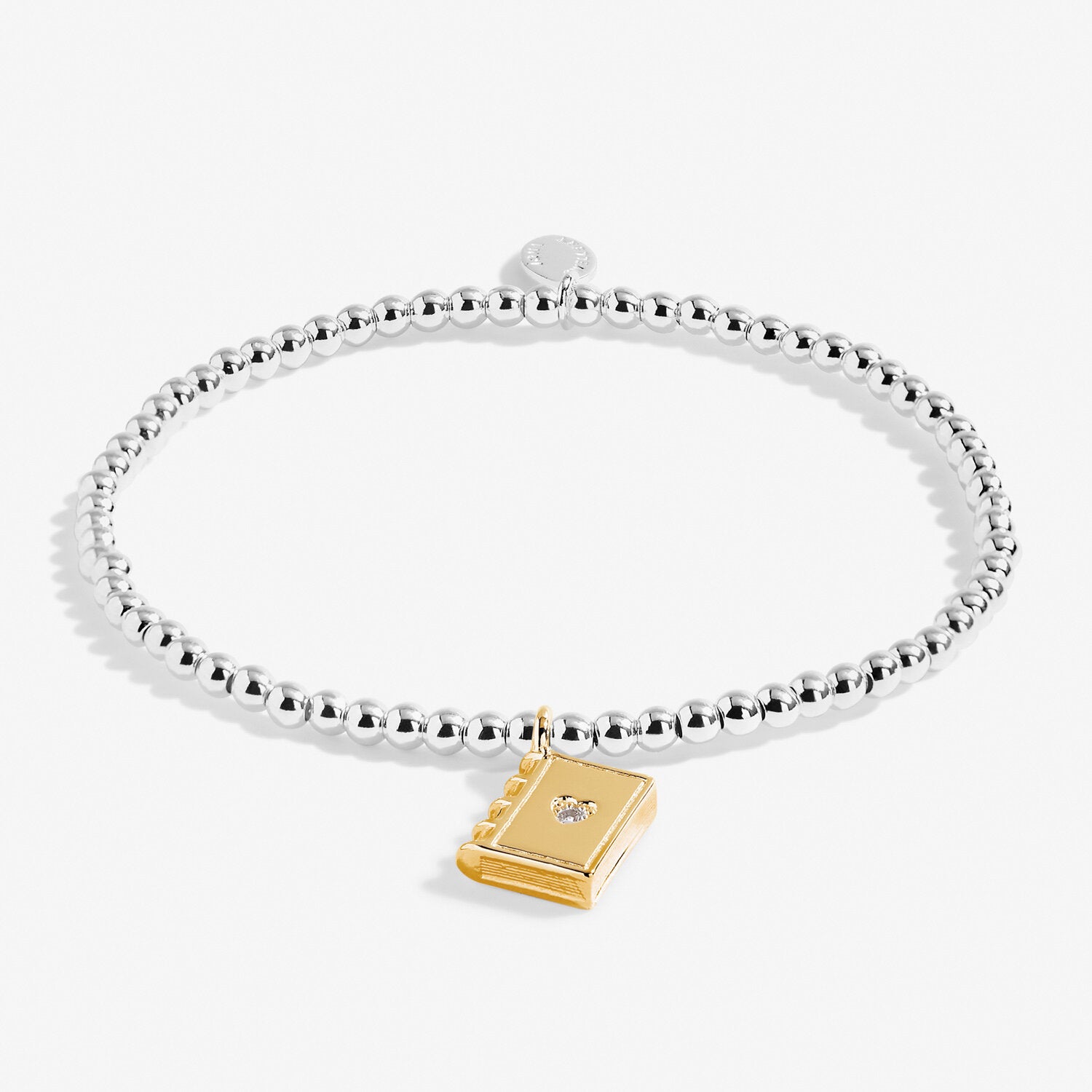 Children's' A Little 'Off To School' Bracelet In Silver And Gold Plating