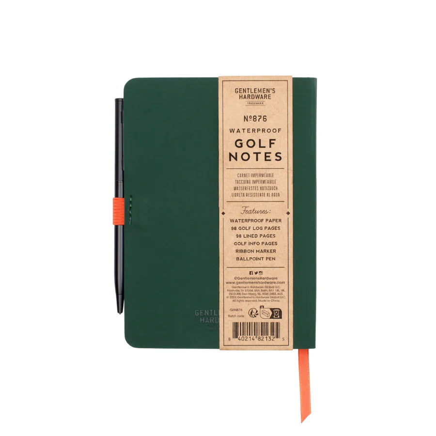 Waterproof Golf Notebook