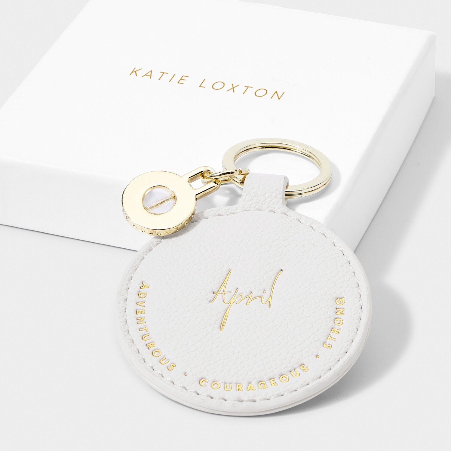 Birthstone Keyring - April - Katie Loxton
