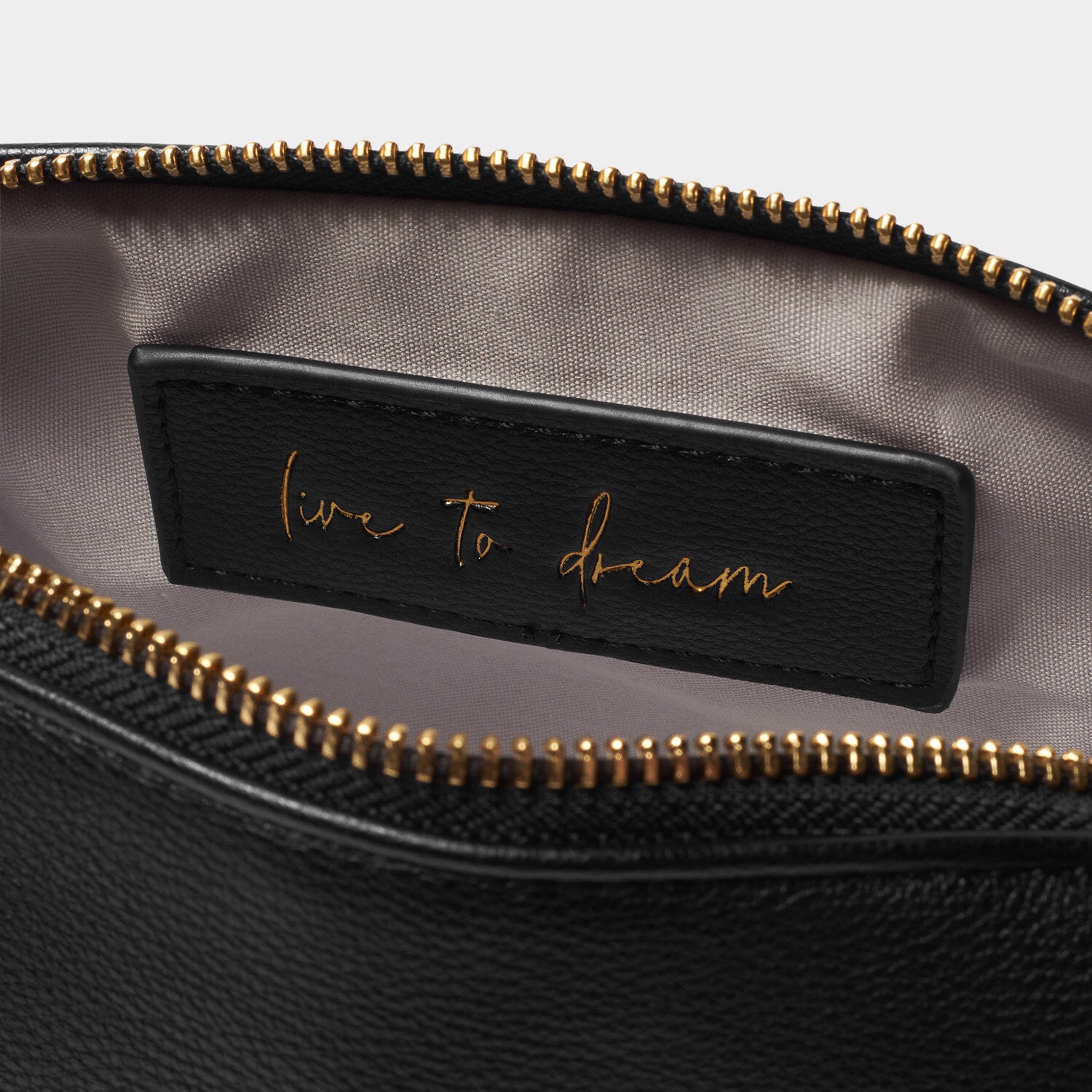 Secret Message Make Up Bag 'Live To Dream' - Katie Loxton