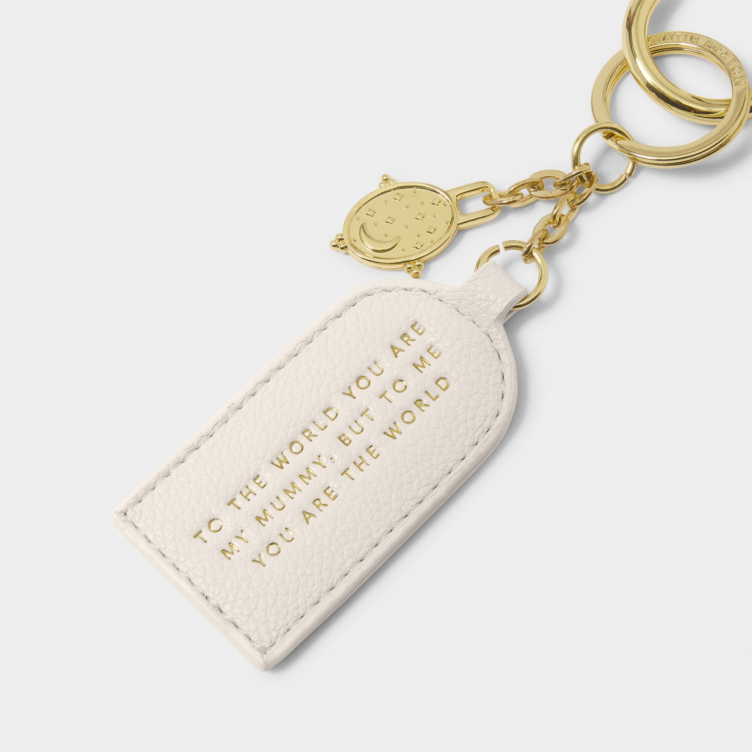 Keepsake Charm Keyring 'To The World You Are My Mummy, To Me You Are The World'