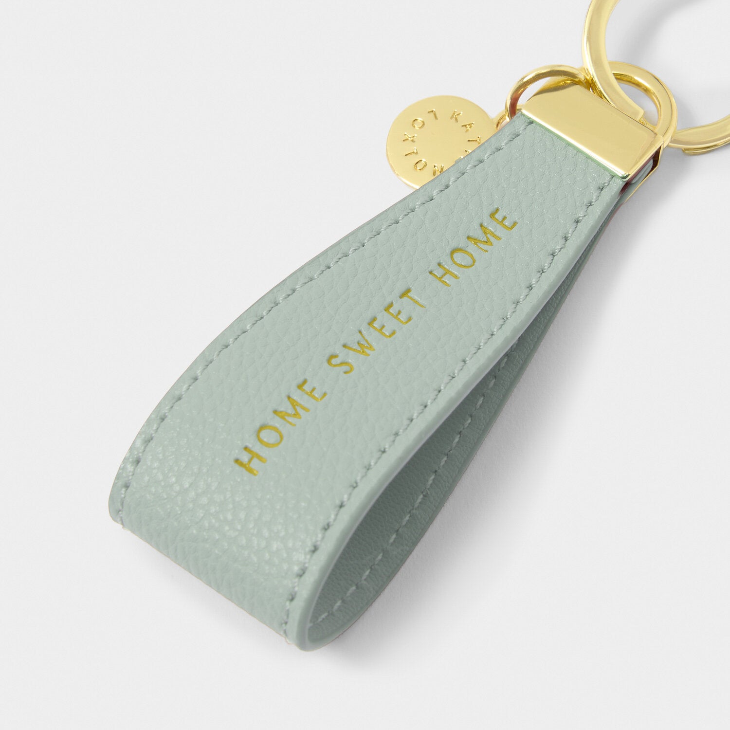 Katie Loxton - Sentiment Loop Keyring - Home Sweet Home - Sage