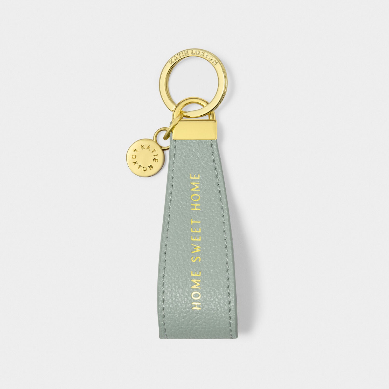 Katie Loxton - Sentiment Loop Keyring - Home Sweet Home - Sage