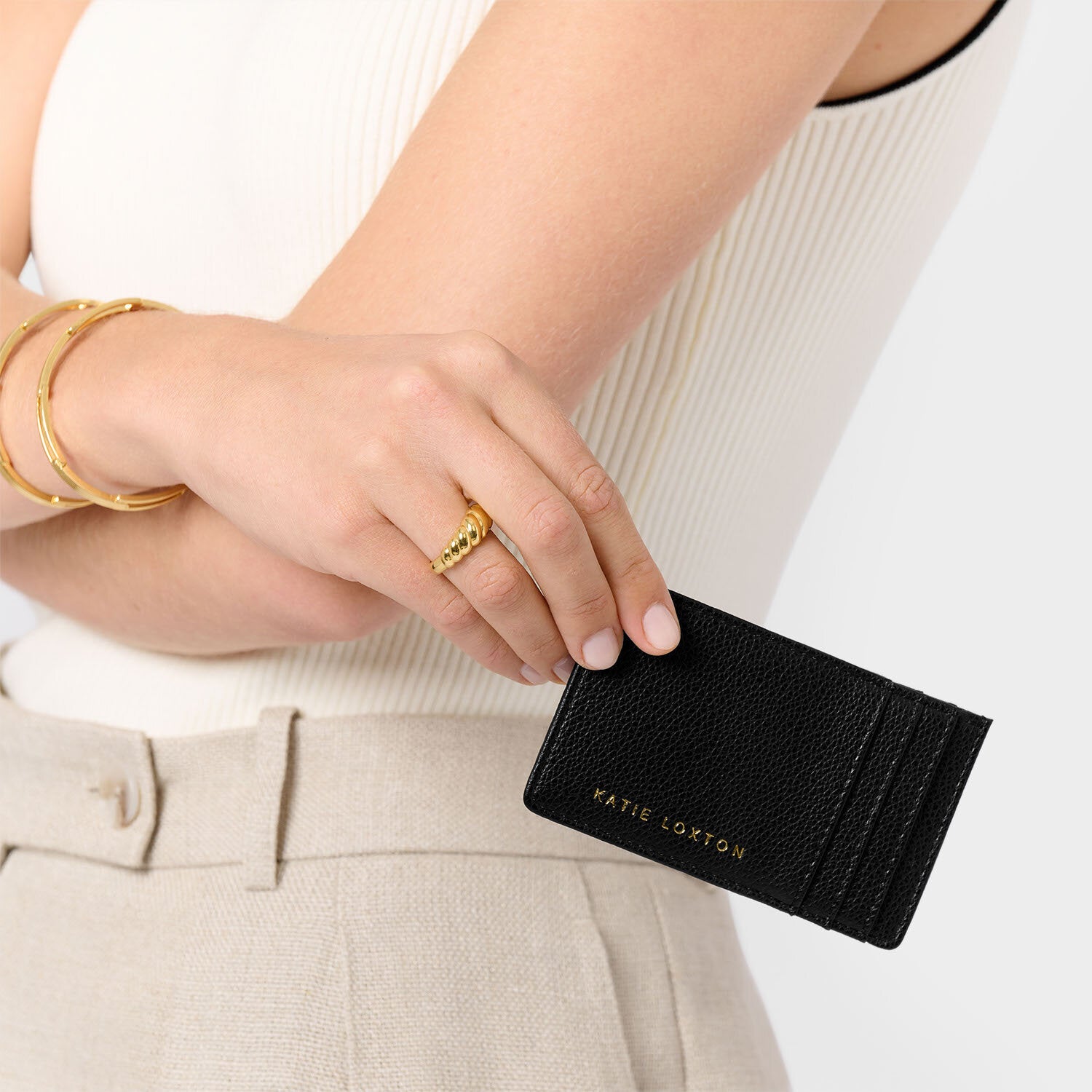 Katie Loxton - Laila Cardholder | Black | 7Cm X 11.5Cm