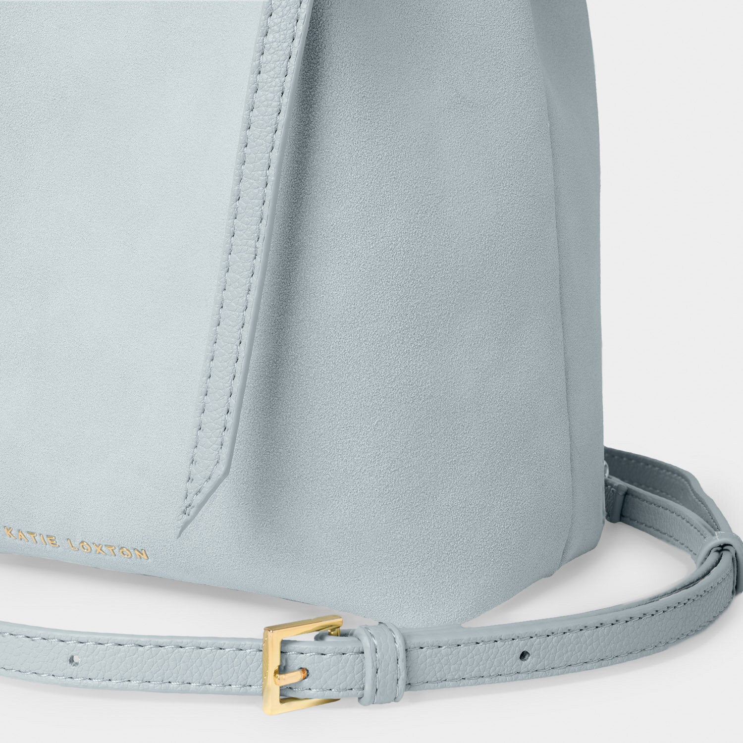 Katie Loxton - Celina Suedette Bucket Bag - Blue Mist Suedette