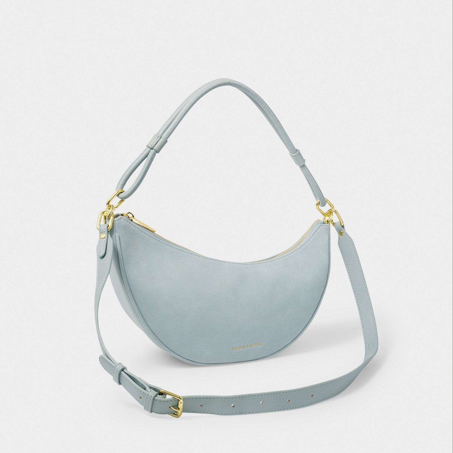 Katie Loxton - Asha Sling Bag - Blue Mist Suedette