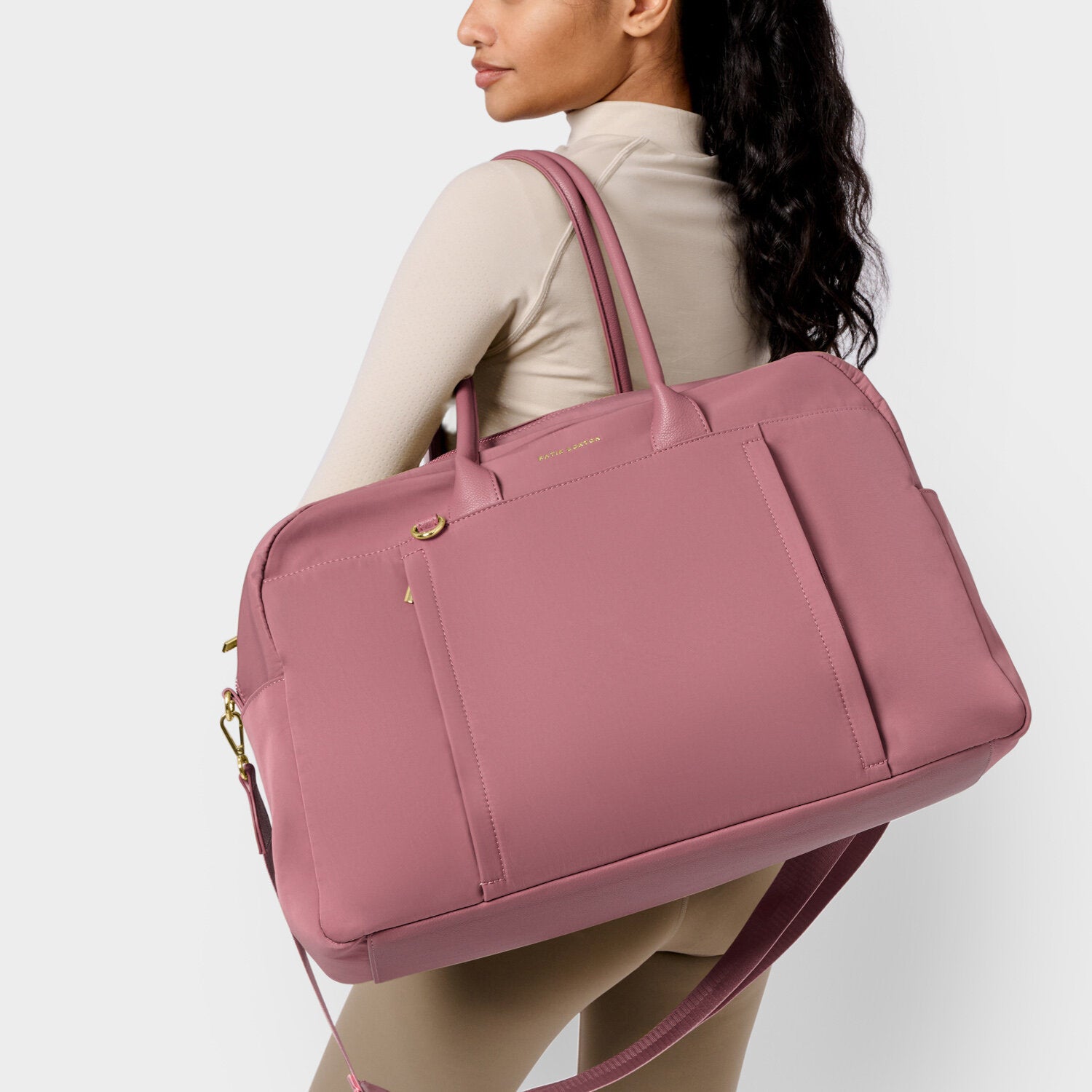 Katie Loxton - Nylon-Luxe Everyday Holdall - Deep Rose