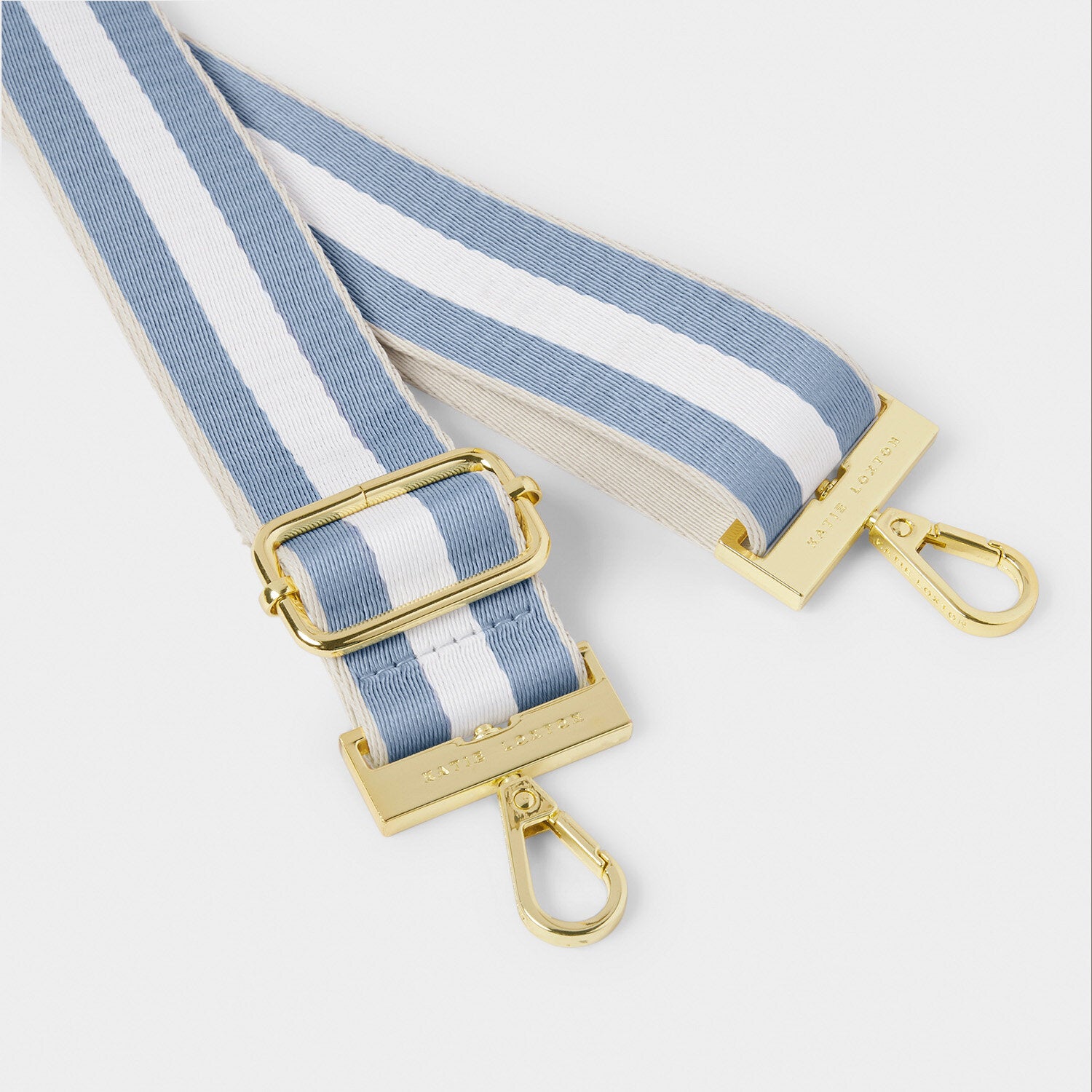 Katie Loxton - Canvas Strap | Blue Aura Triple Stripe | 135Cm X 4Cm X 1.5Cm