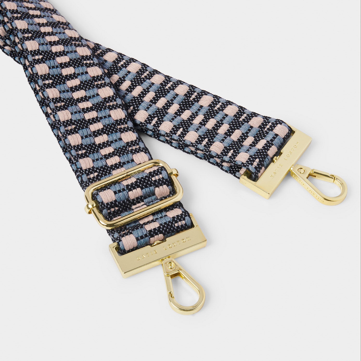 Katie Loxton - Canvas Strap - Slate Zig Zag