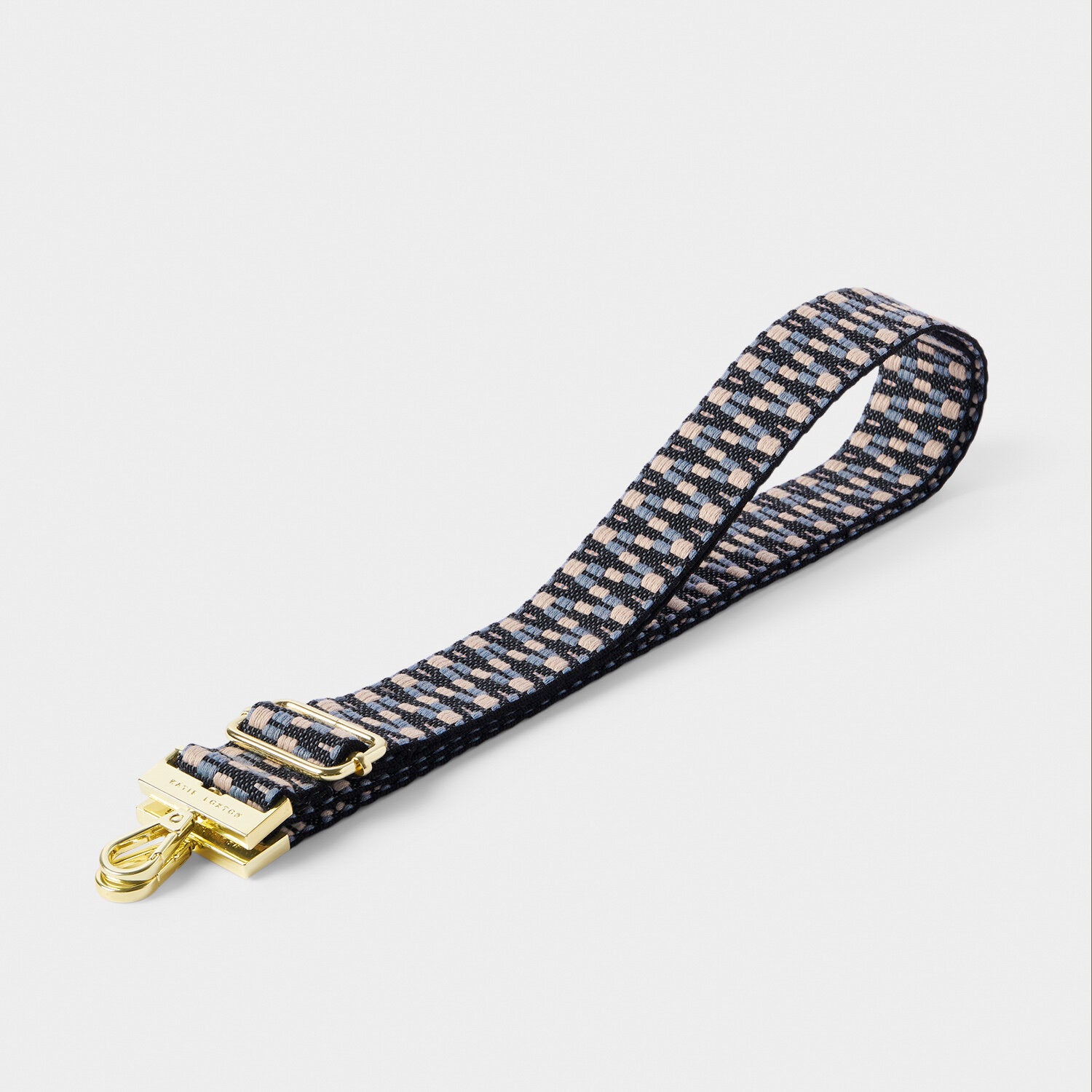 Katie Loxton - Canvas Strap - Slate Zig Zag