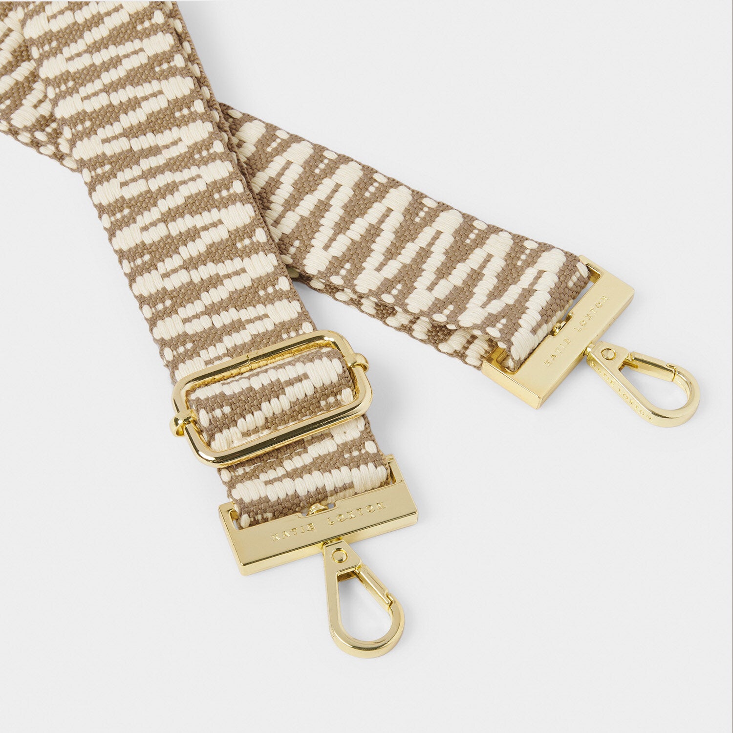 Katie Loxton - Canvas Strap - Sand Zig Zag