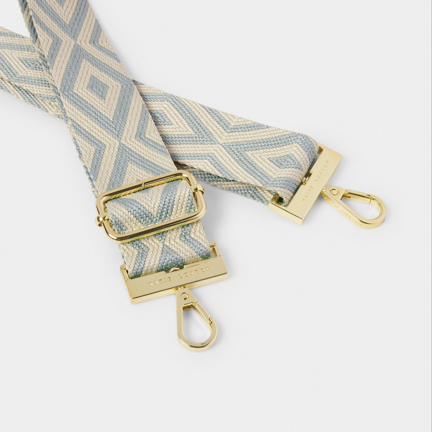 Katie Loxton - Canvas Strap - Seafoam Geometric