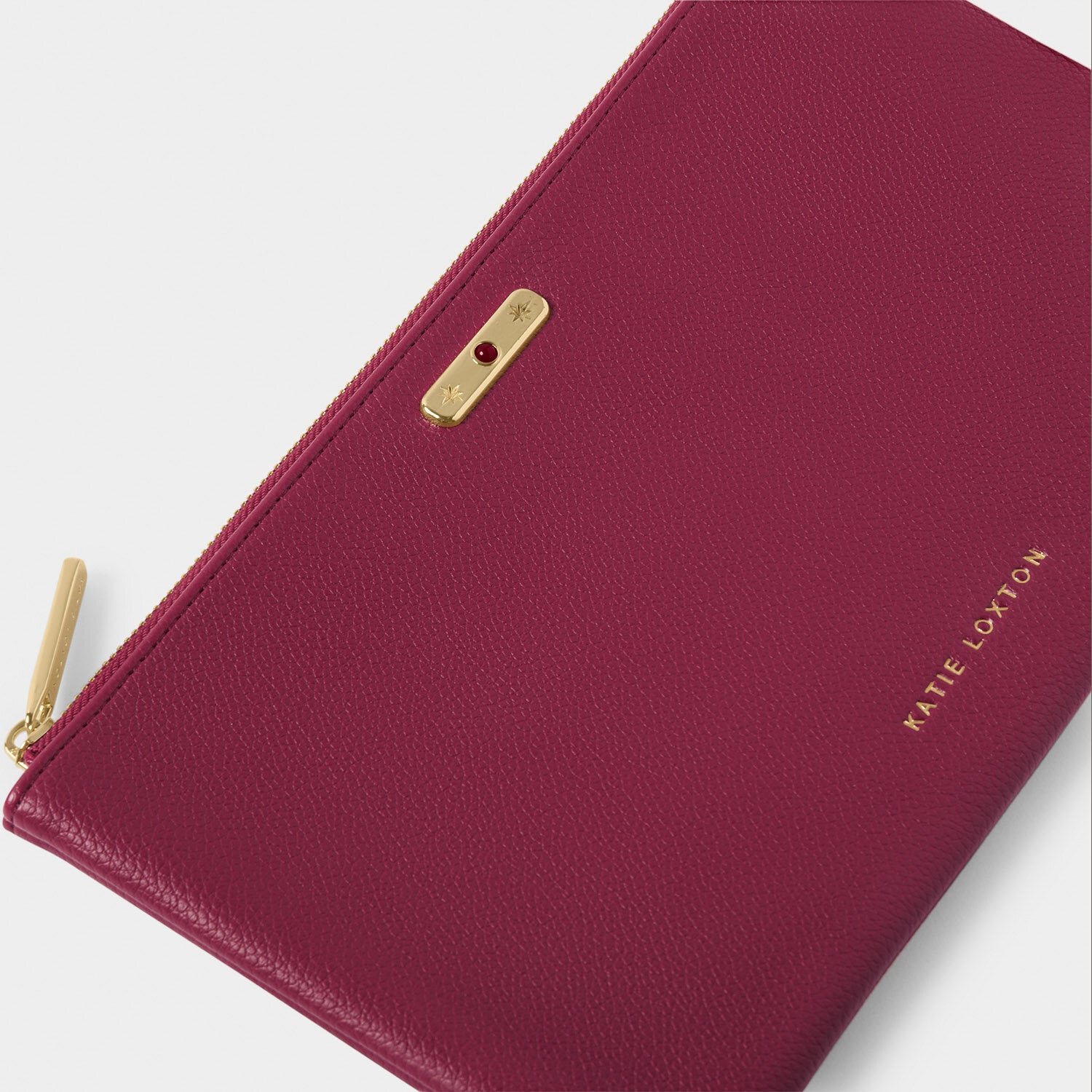 Katie Loxton - Birthstone Pouch - January - Deep Red