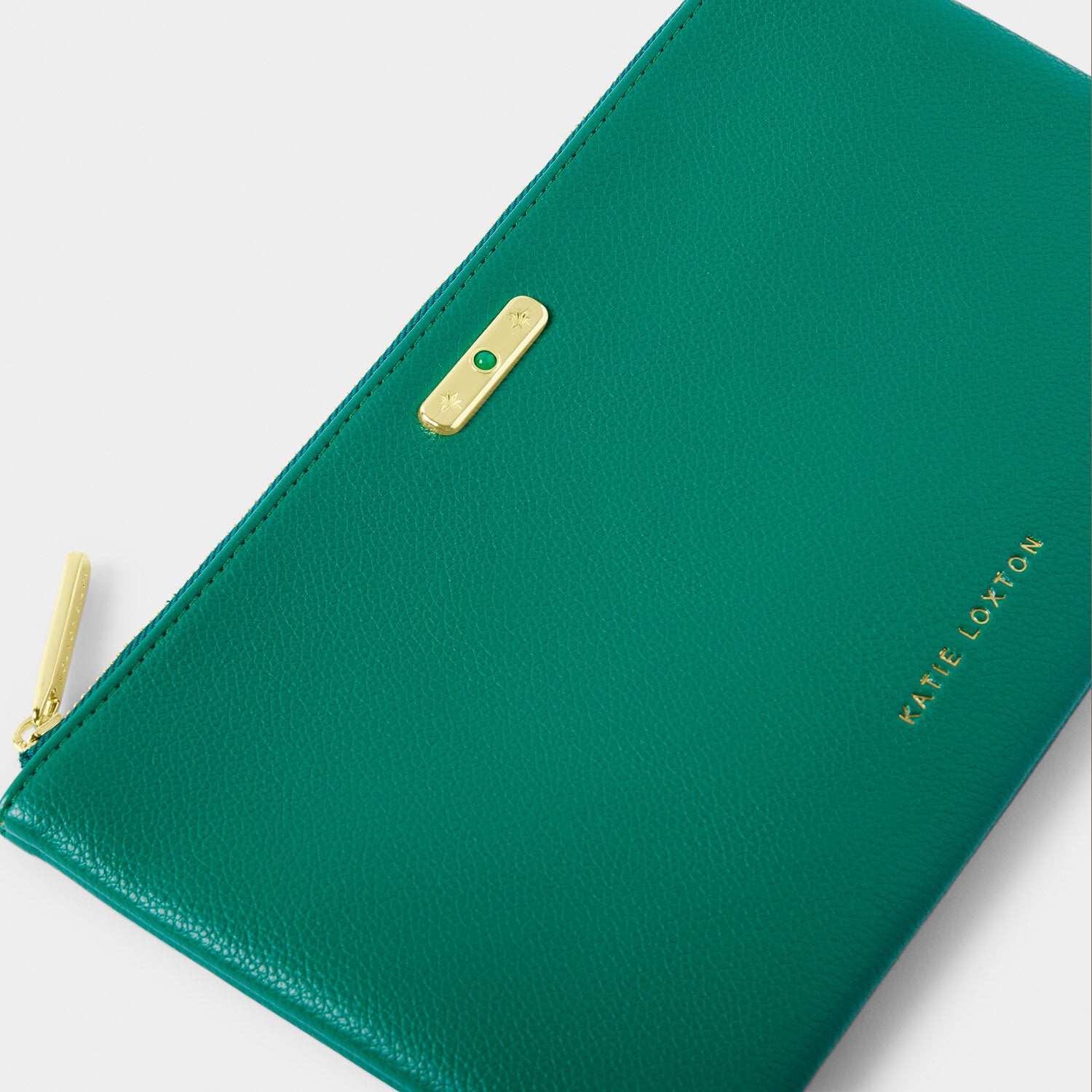 Katie Loxton - Birthstone Pouch - May - Deep Green