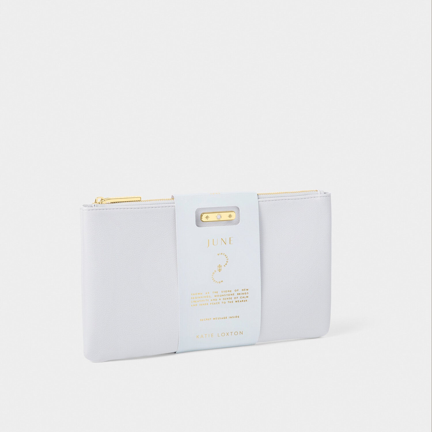 Katie Loxton - Birthstone Pouch - June - Powder Blue