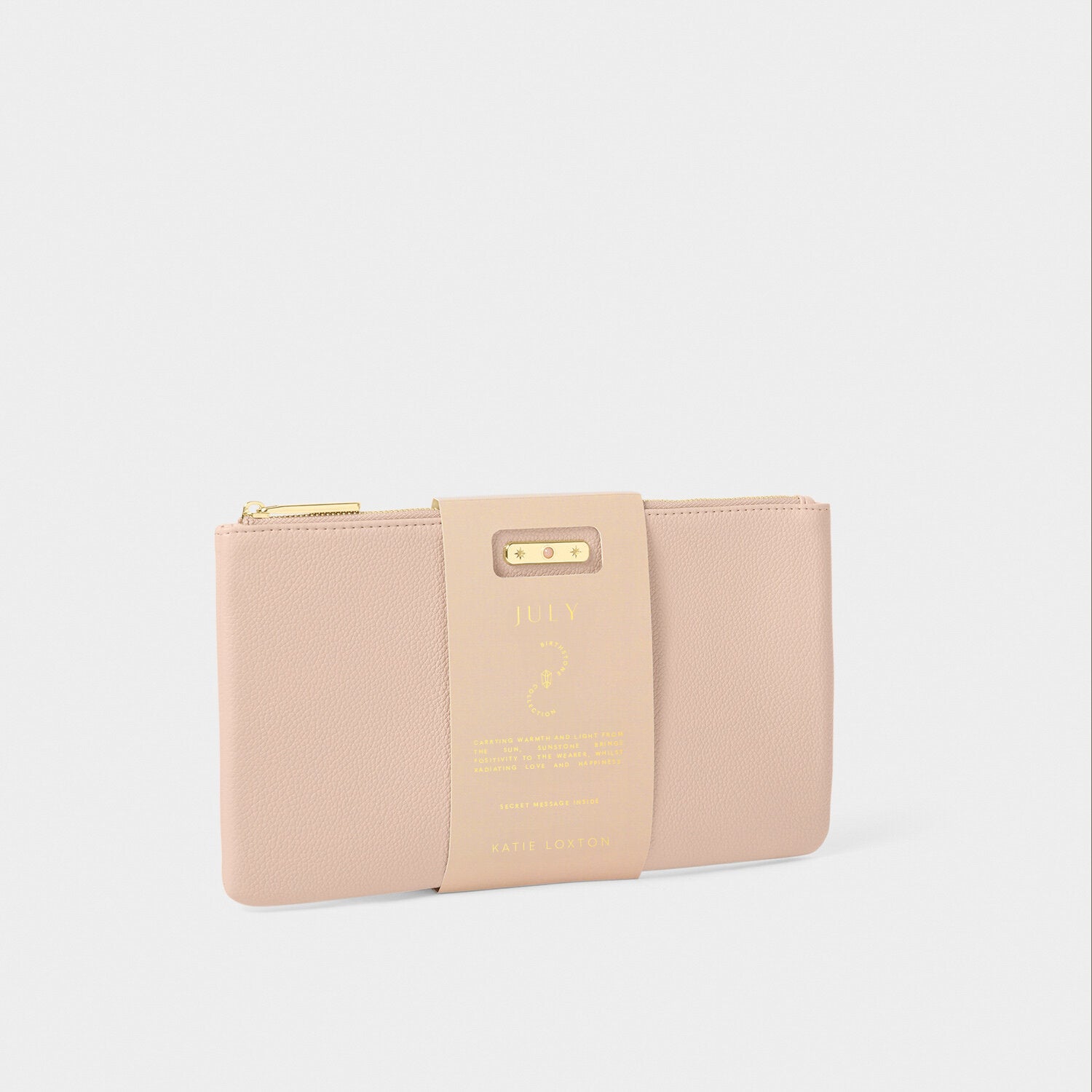 Katie Loxton - Birthstone Pouch - July - Nude Pink