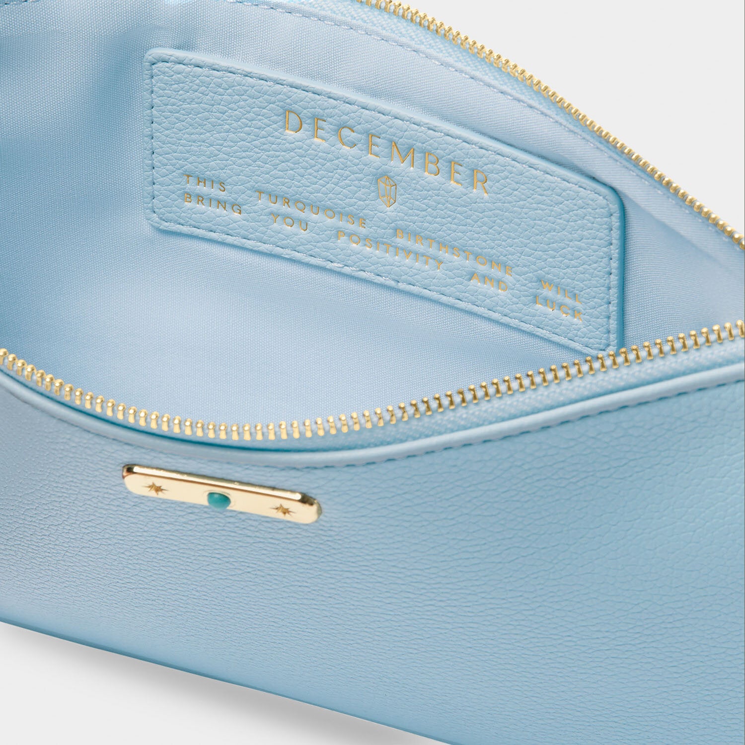 Katie Loxton - Birthstone Pouch - December - Turquoise