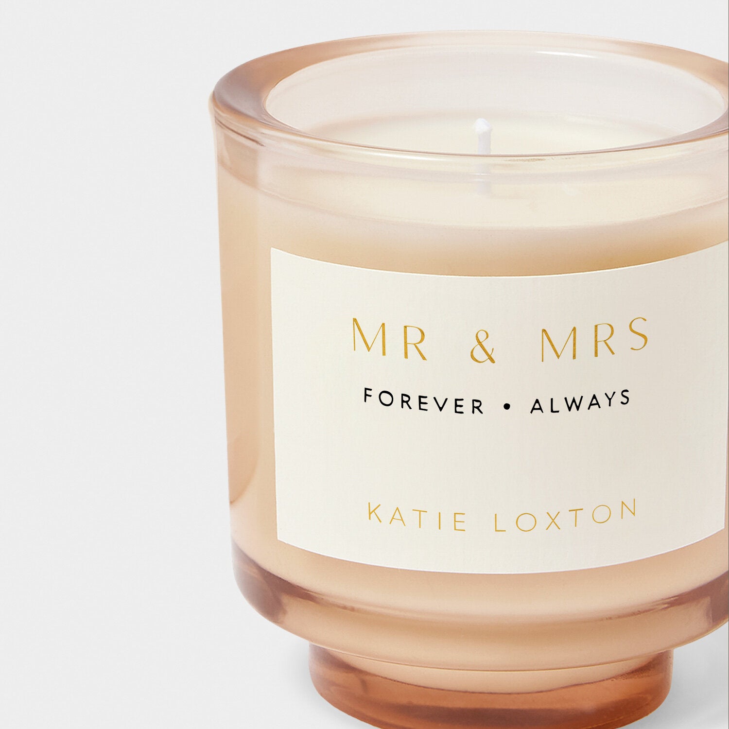 Katie Loxton - Mr And Mrs Candle - Mr & Mrs - Fresh Linen And White Lily