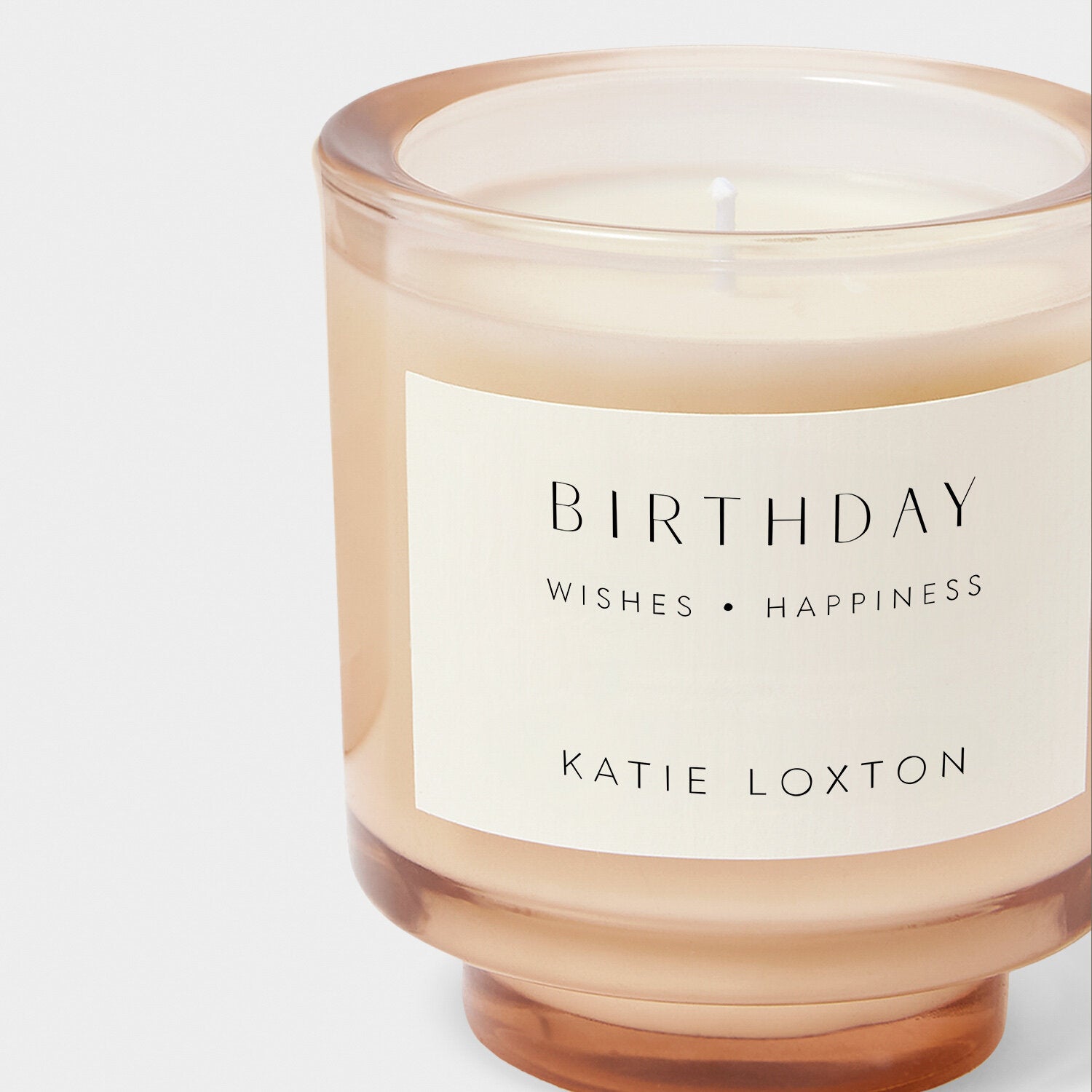 Katie Loxton - Sentiment Candle - Birthday - Peach Rose And Sweet Mandarin