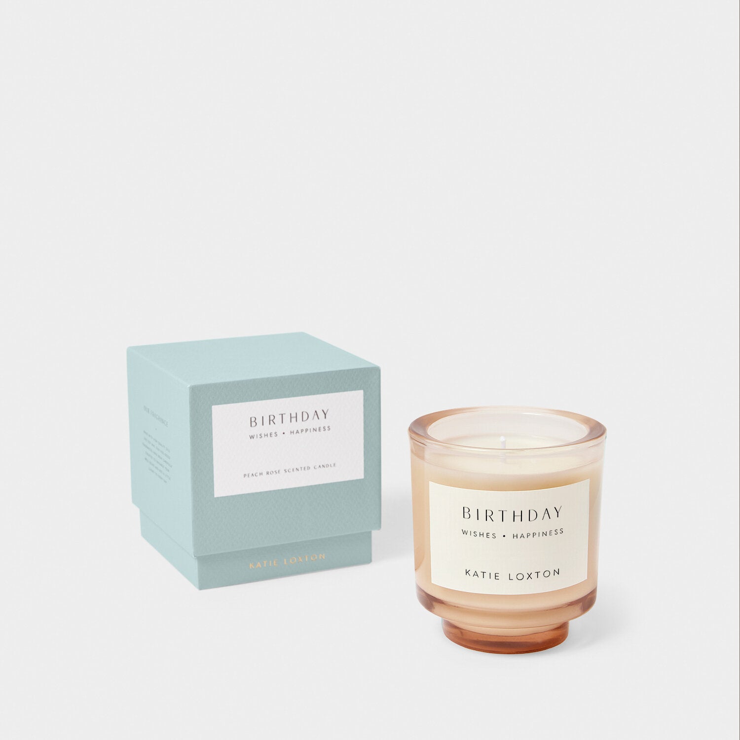 Katie Loxton - Sentiment Candle - Birthday - Peach Rose And Sweet Mandarin