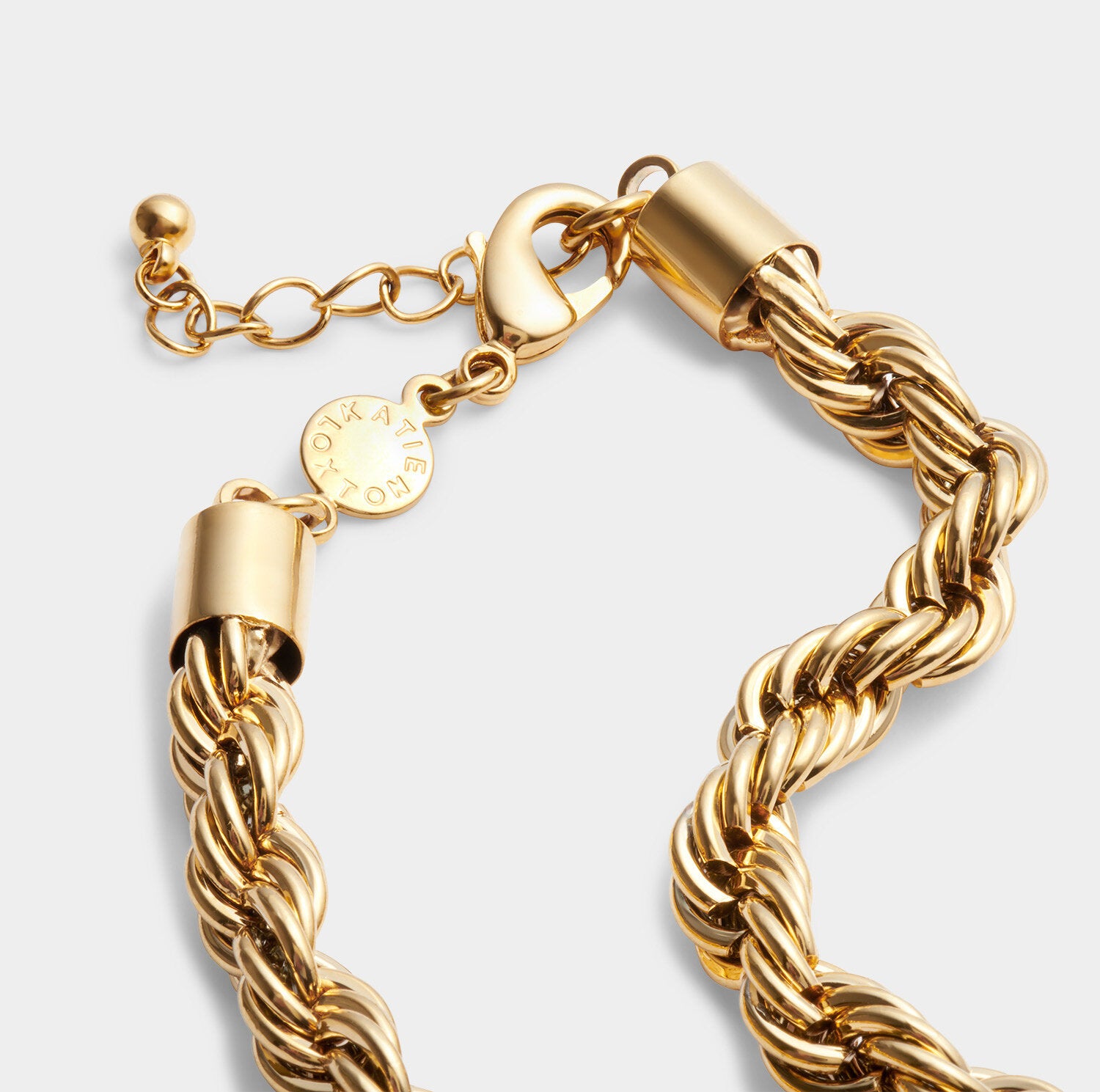 Katie Loxton - Reine Rope Bracelet - Gold Coated